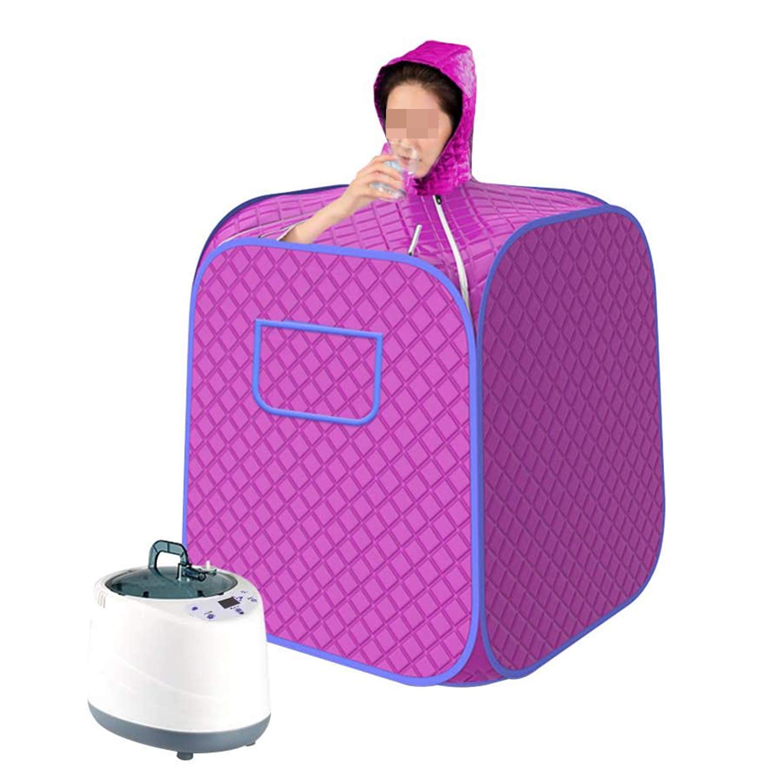 Portable Steam Sauna Tent with Adjustable Temperature & Steamer - Foldable Indoor Spa for Detox, Weight Loss & Relaxation | Perfect for Home Use, Yoga & Therapy Sessions