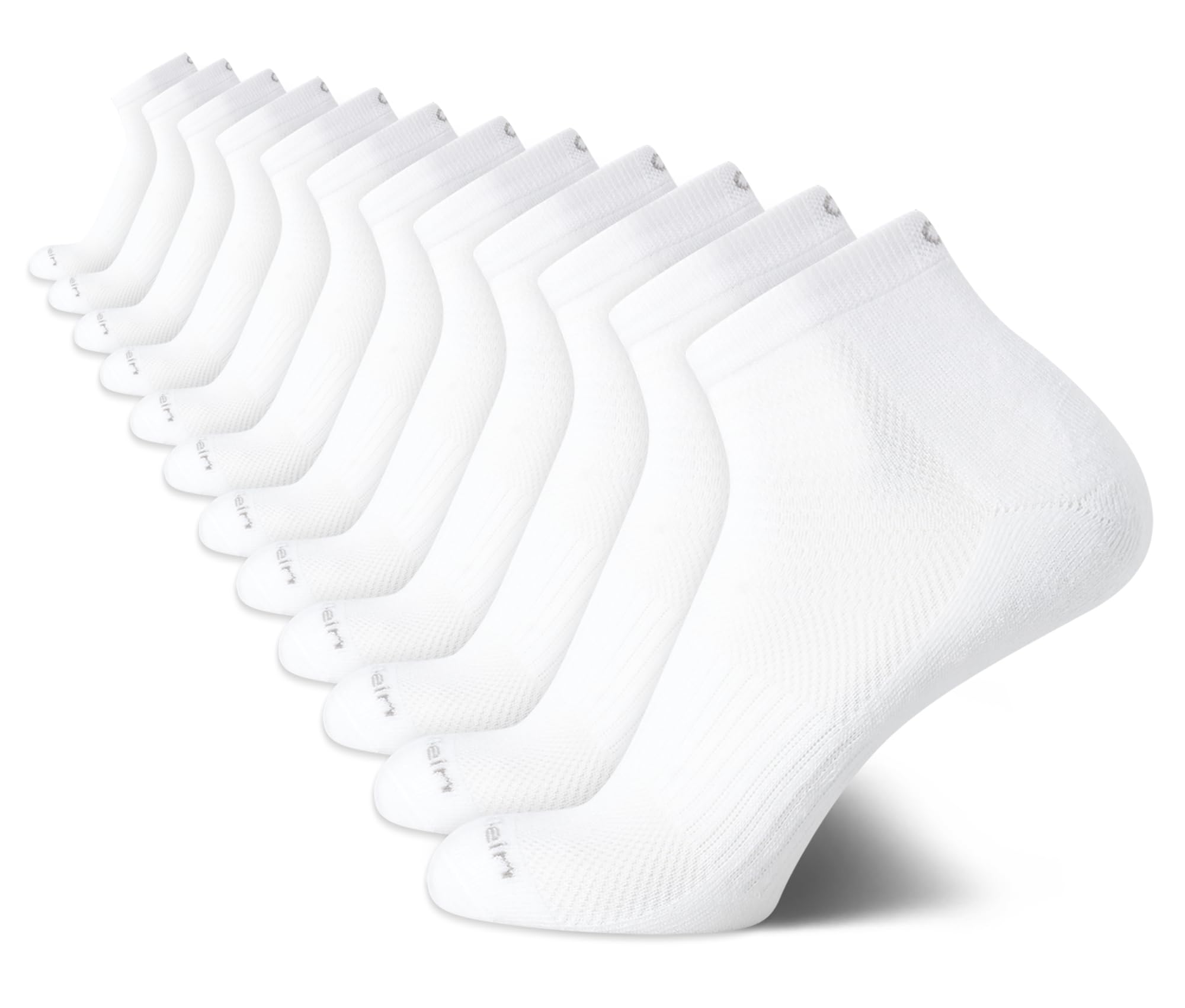 Calvin Klein Men's Athletic Cushioned Quarter Cut Ankle Socks - 12 Pack for Running, Gym & Everyday Comfort
