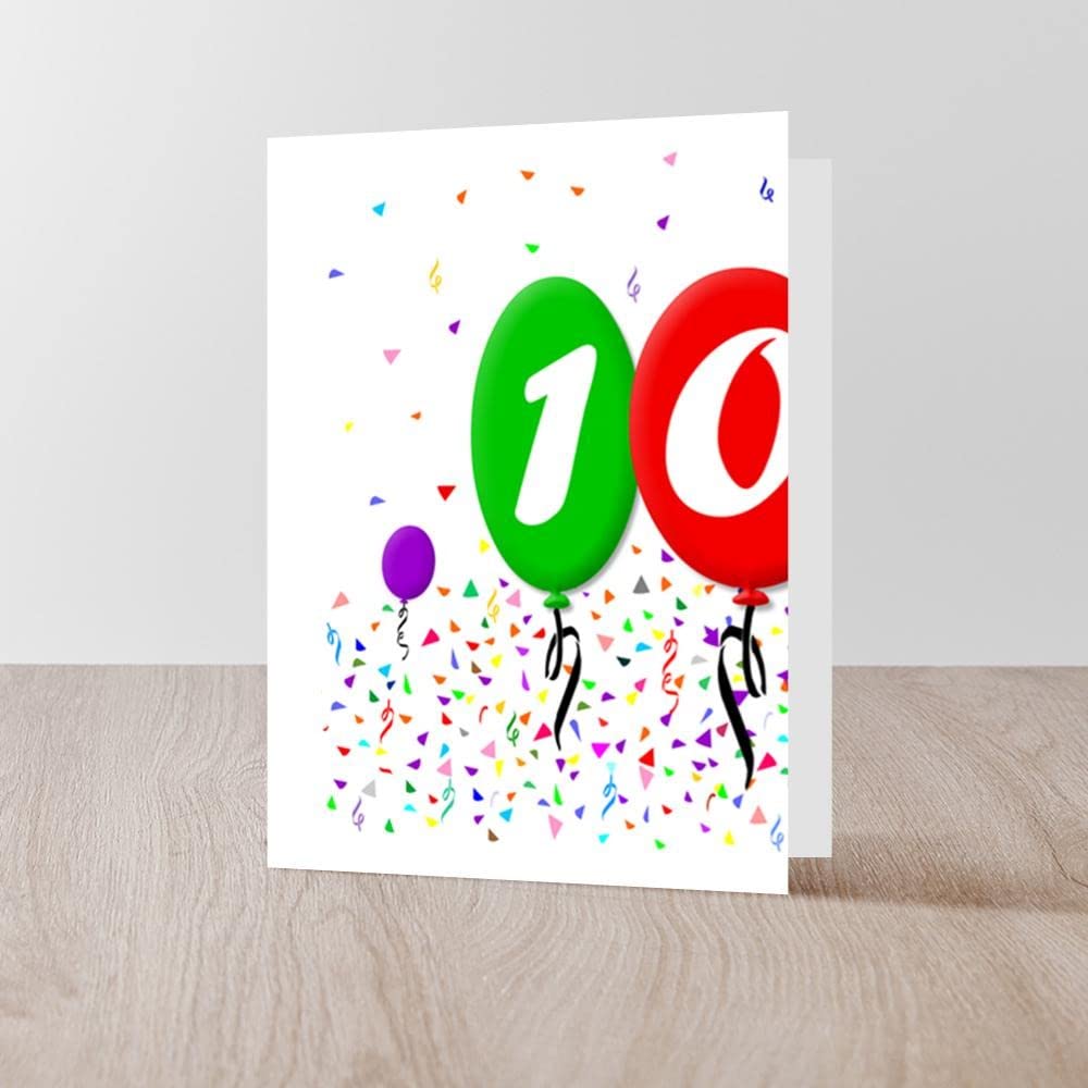 102nd Birthday Greeting Card - Glossy Folded Card for Milestone Celebrations | Perfect for Parties, Anniversaries & Special Occasions