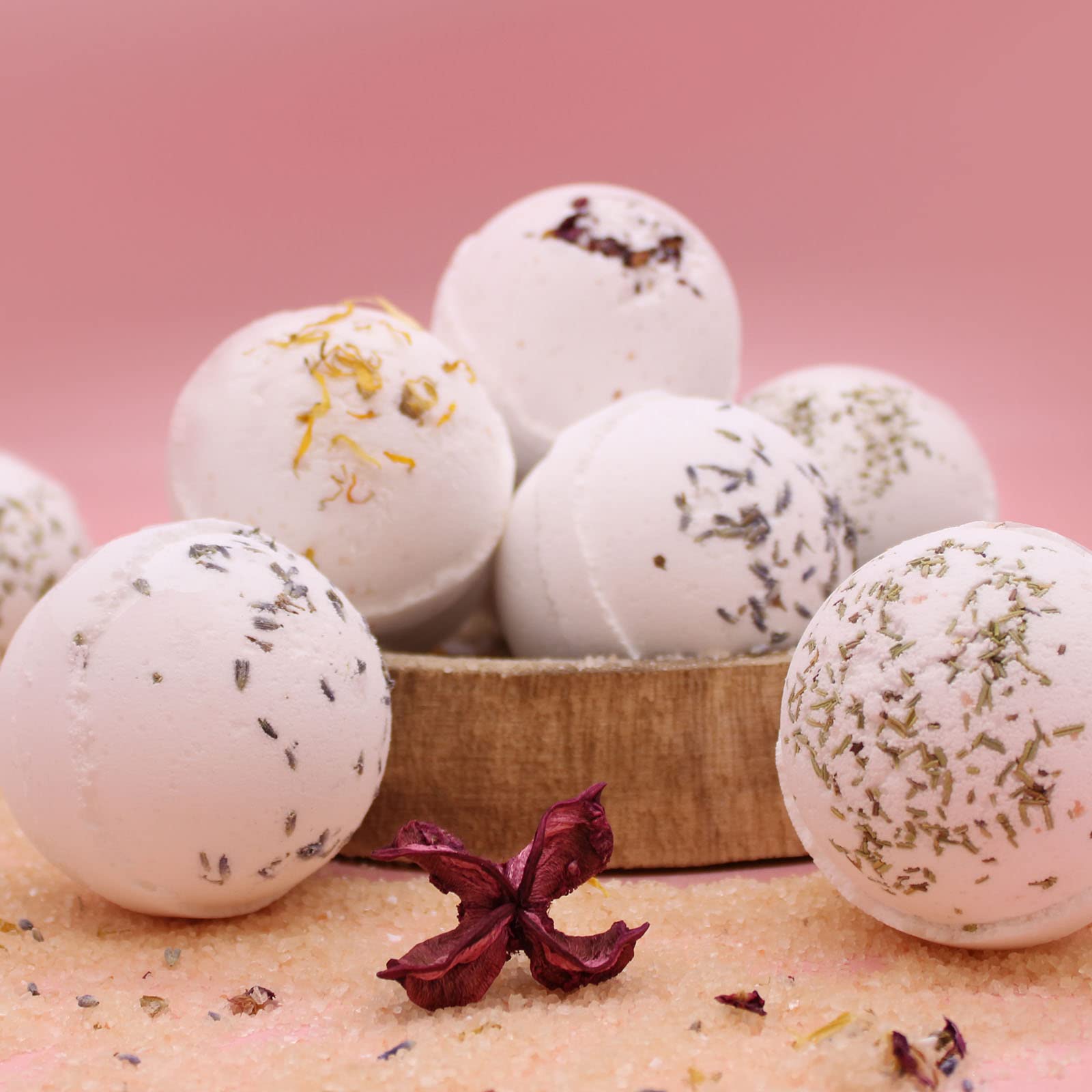Himalayan Salt Bath Bomb - 3 Pack for Relaxation & Detox, Perfect for Spa Nights & Self-Care Gifts