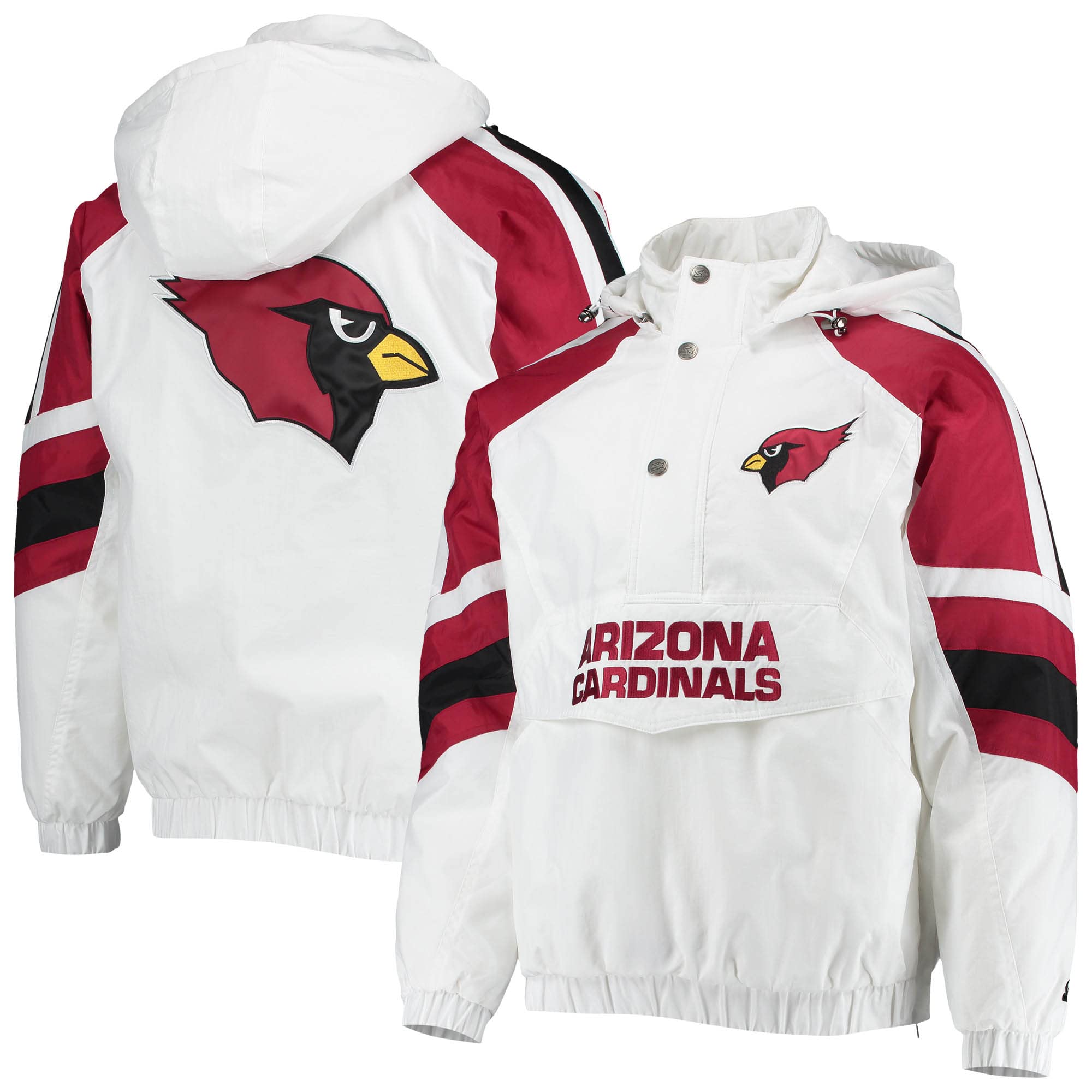 Starter Men's Thursday Night Lights Half-Snap Hoodie Jacket - Comfortable Pullover Fleece Hooded Sweatshirt for Casual Wear, Sports & Outdoor Activities