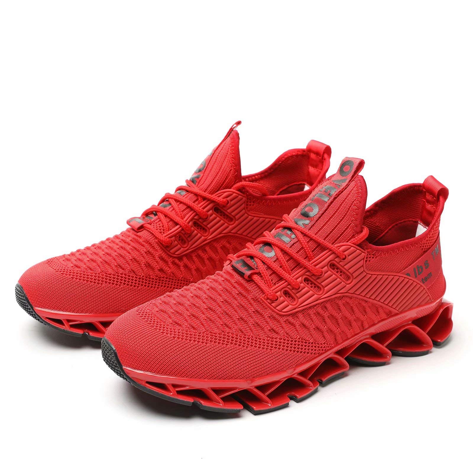 Chopben Men's Running Shoes - Non-Slip Blade Design, Breathable Mesh & Soft Sole for Athletic Walking - Perfect for Jogging, Gym Workouts & Casual Wear
