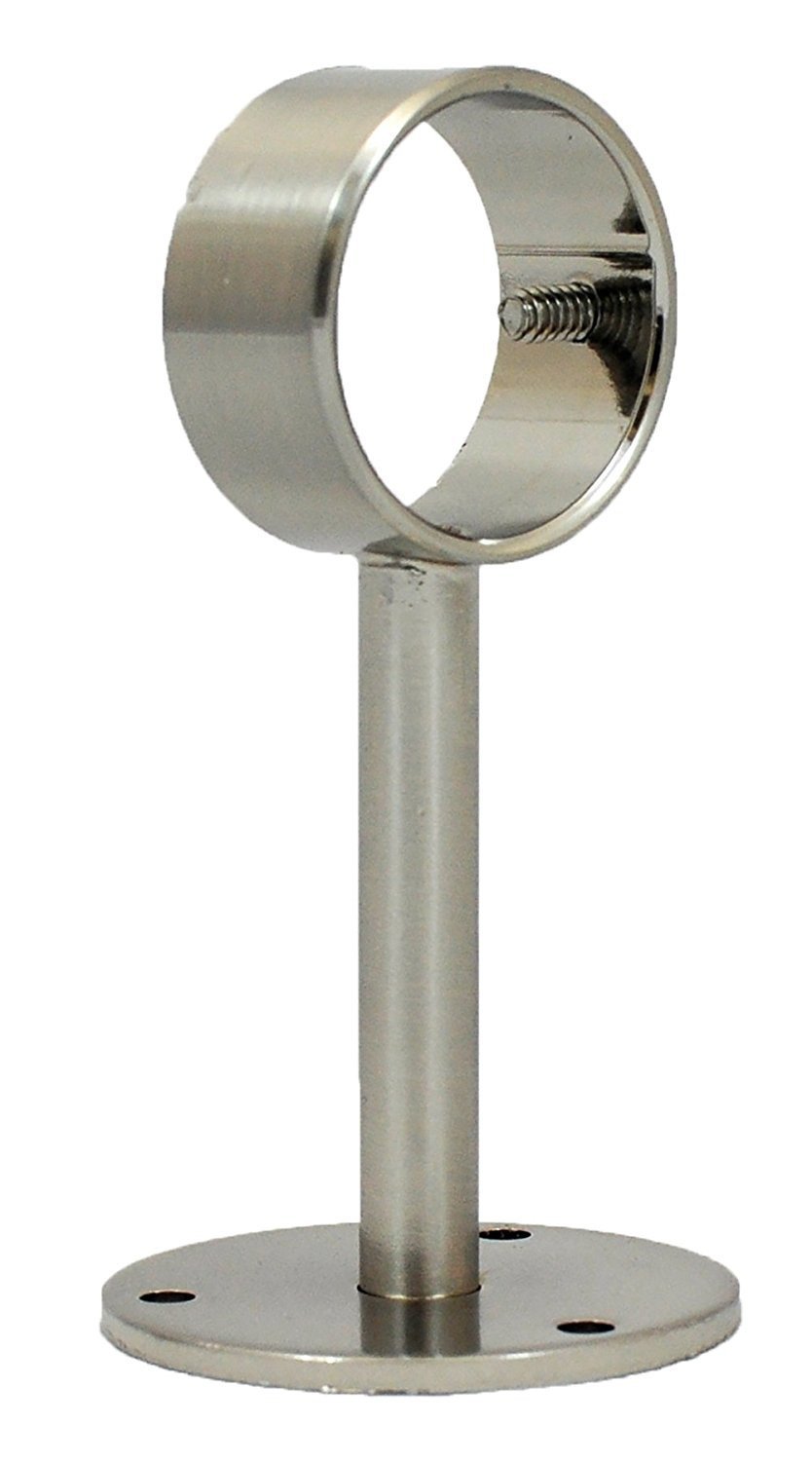 Heavy Duty Ceiling Bracket for 1 1/8 inch Rod - 7 Finishes (Black, Bronze, Nickel, etc.) - Perfect for Hanging Plants, Chandeliers & Home Decor