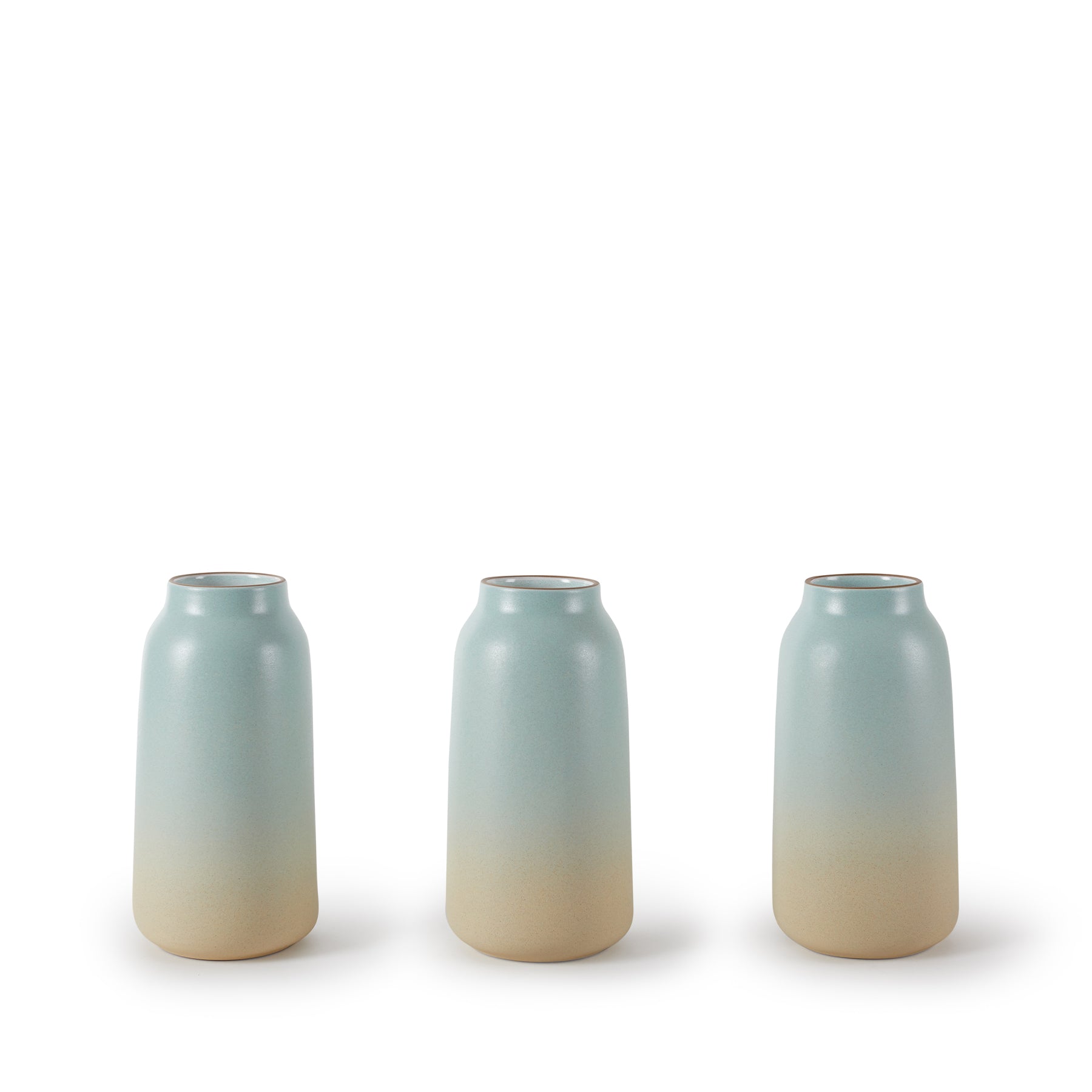 Aqua and Barley Tall Vase - Elegant Decorative Ceramic Floor Vase for Home Decor, Wedding Centerpiece, Living Room & Dining Table Decorations