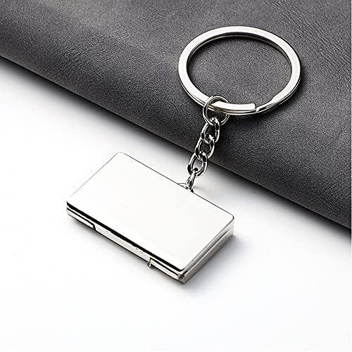 Metal Laptop Shaped Keychain - Alloy Mini Computer Keyring for Men & Women, Perfect Gift for Tech Enthusiasts, Office Workers & Students
