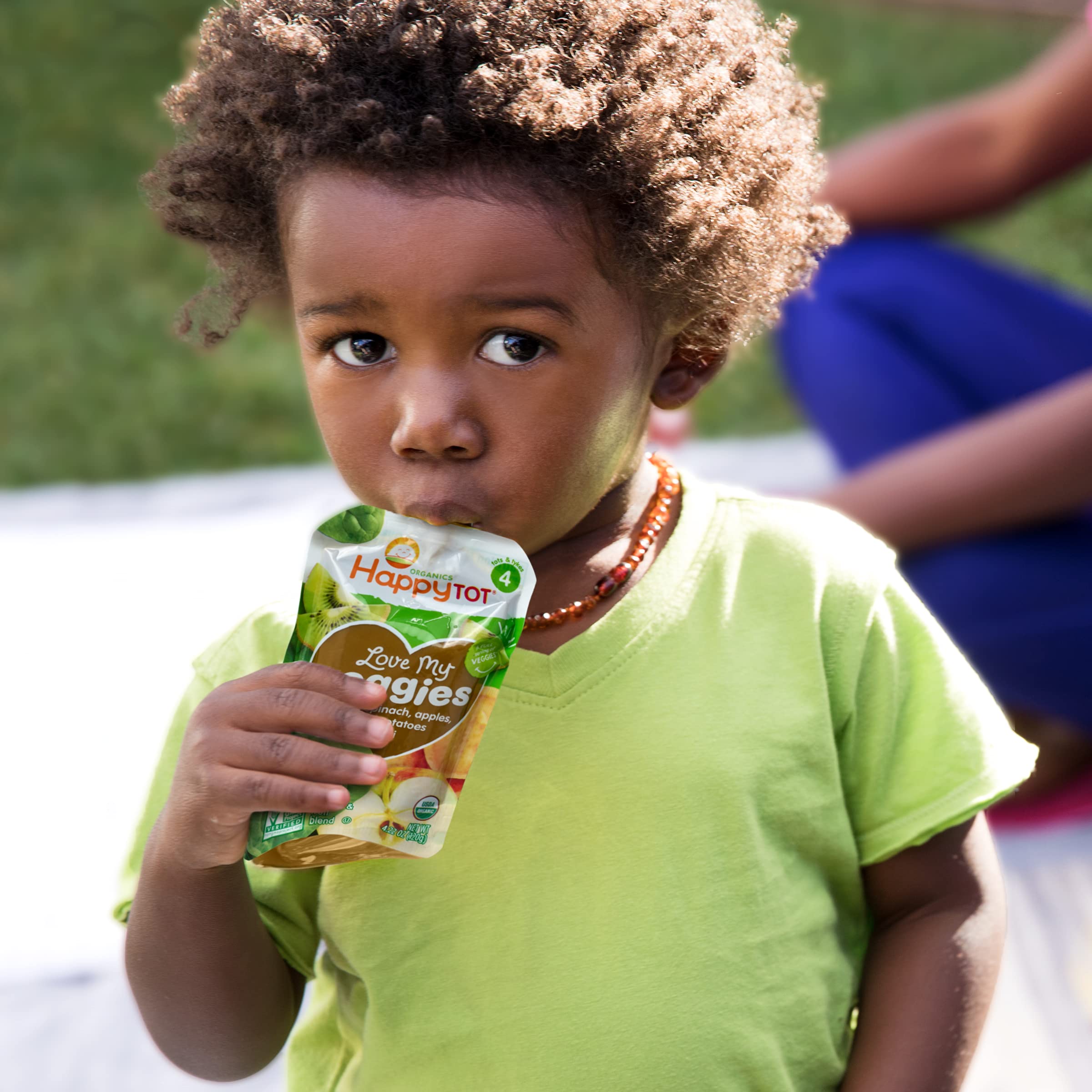 Happy Tot Organic Stage 4 Baby Food Pouches - Gluten Free Vegan Snacks with Squash, Pumpkin & Bananas - 4.22 oz Pouch (Pack of 16) - Perfect for On-the-Go Toddler Meals & Healthy Snacking