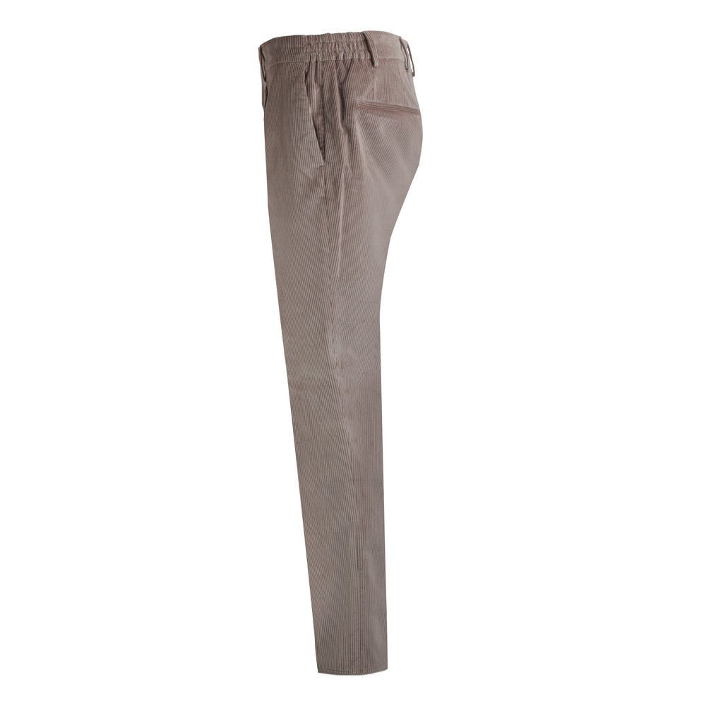 FRADI Soft Corduroy Stretch Trousers for Women - Comfortable High Waist Casual Pants - Perfect for Work, Travel & Everyday Wear