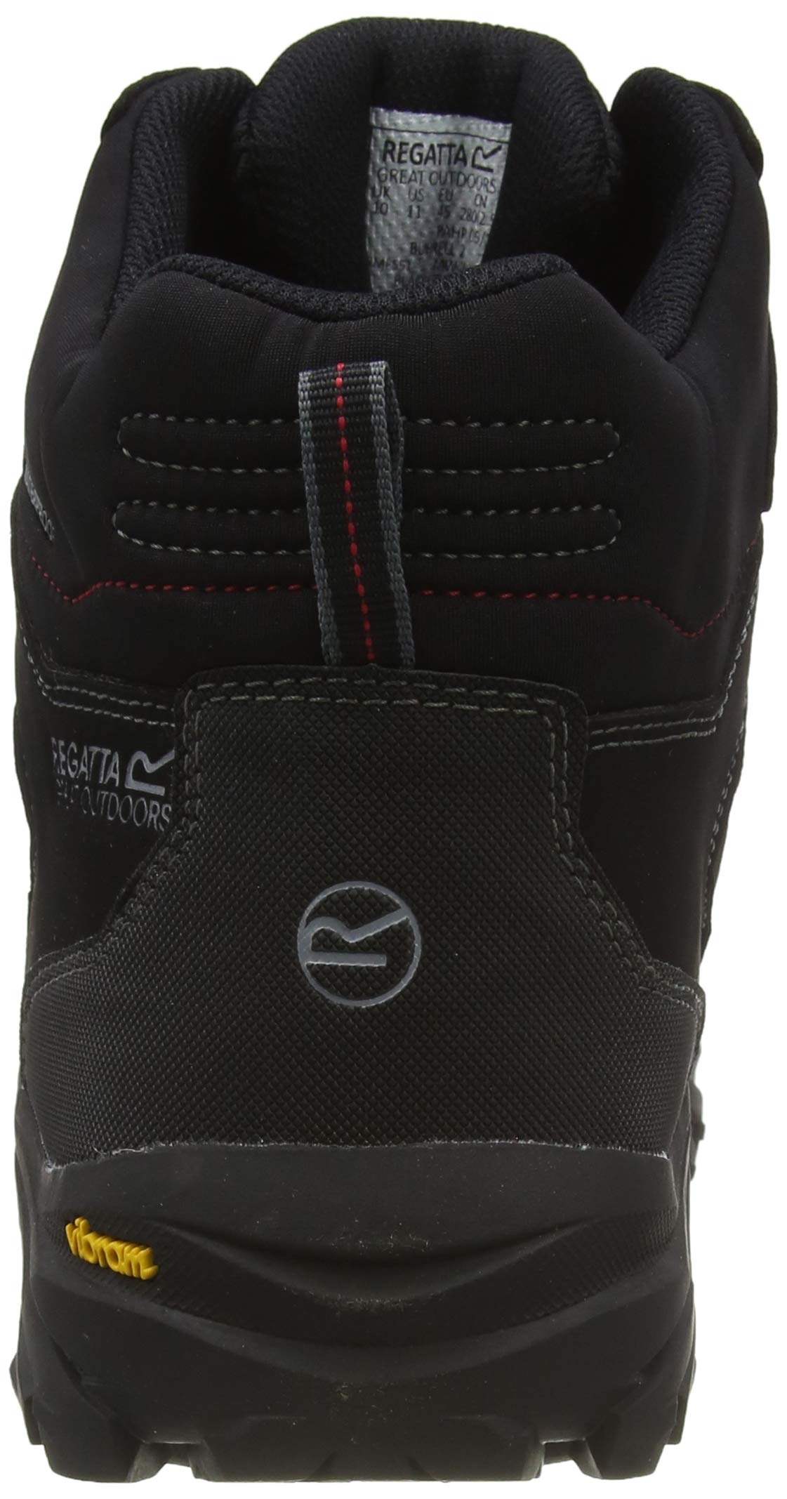 Men's High Rise Waterproof Hiking Boots - Lightweight Trekking Shoes for Outdoor Adventures - UK Size 7 - Perfect for Mountain Climbing & Trail Walking