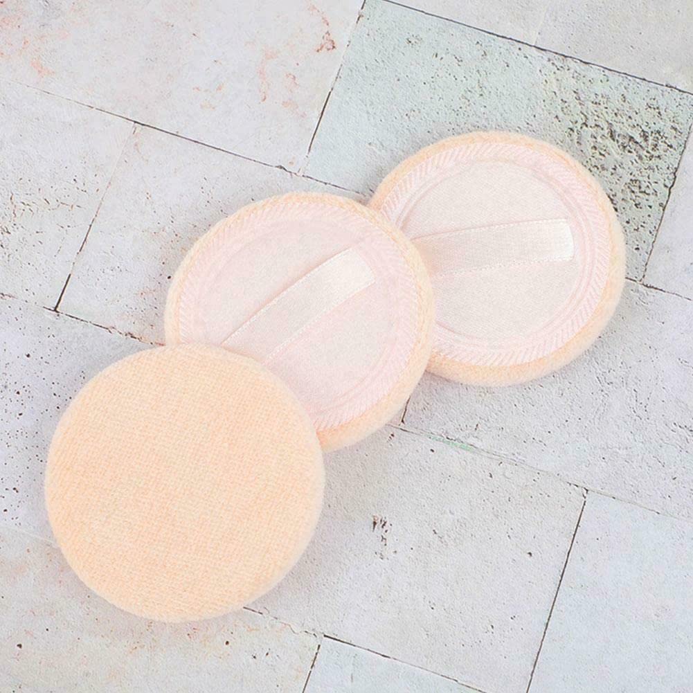 Premium Powder Puff for Women - Soft Makeup Sponge for Loose & Pressed Powder - Dry & Wet Use - Foundation & Contouring Blender - Under Eye & Face Application - 2 Pack Micro Round Puffs - Perfect for Daily Makeup & Professional Beauty Routines