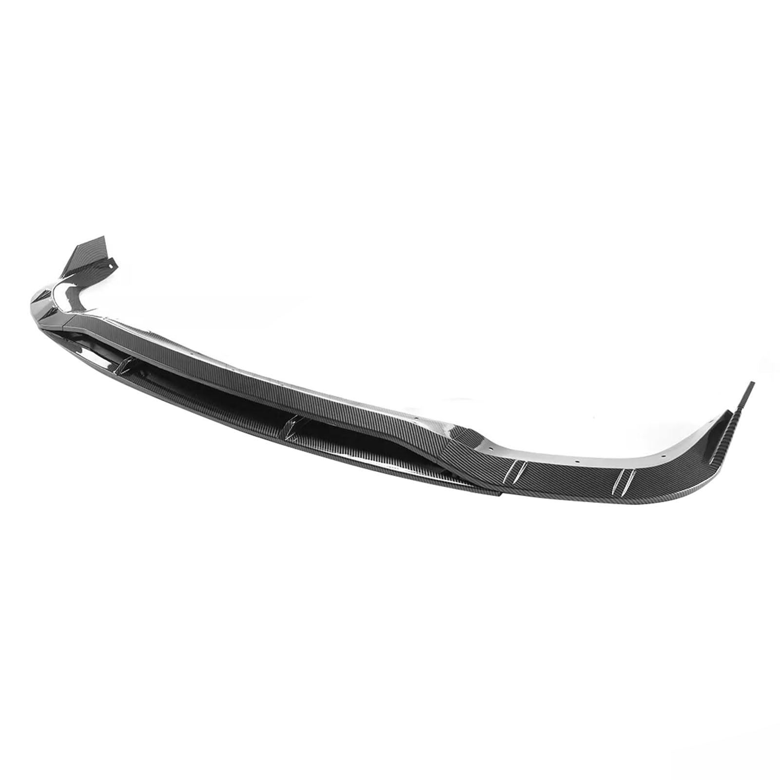 FREEMOTOR802 Front Bumper Lip Splitter for 2021-2025 Dodge Durango SRT Hellcat | IKON Style ABS Plastic Air Dam Chin Spoiler | 4PCS Carbon Fiber Style Underbody Lower Guard Protector | Perfect for Street Racing & Car Shows