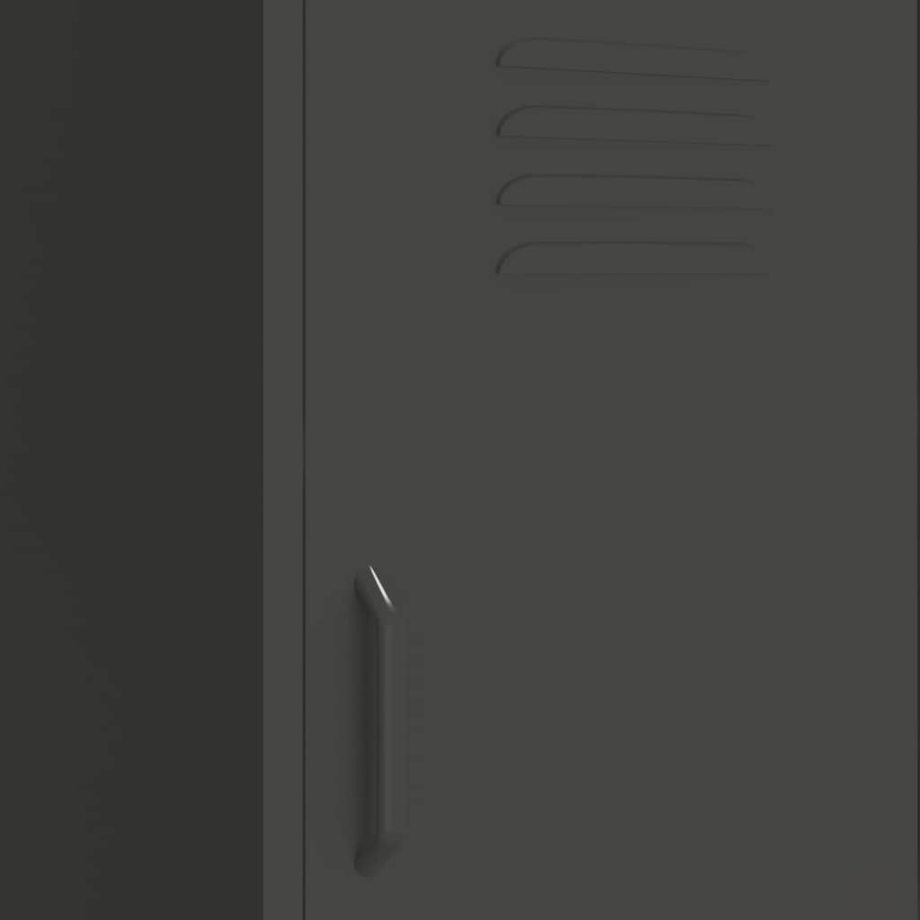 vidaXL Steel Storage Cabinet Anthracite | 16.7