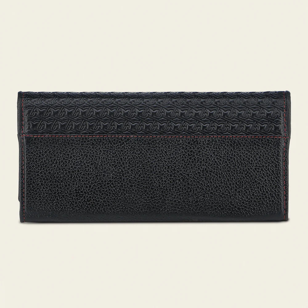 BD255RS Cuadra Black Casual Fashion Bifold Wallet Clutch for Women - Stylish & Compact Purse for Everyday Use, Travel, and Night Out