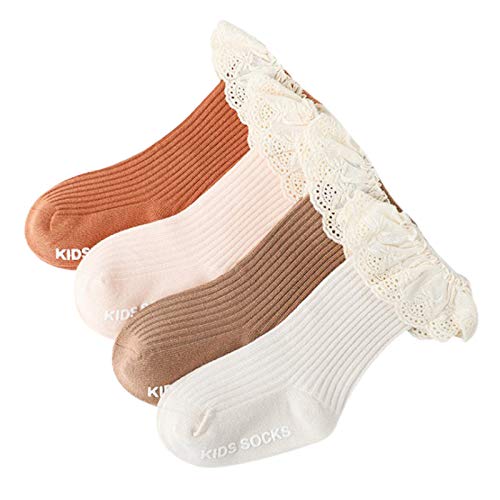 4-pack Ruffled Socks