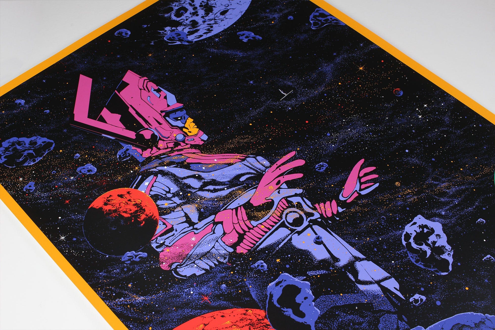 Galactus Screen Printed Poster - Marvel Comics Wall Art Decor for Home, Office & Gamer Room
