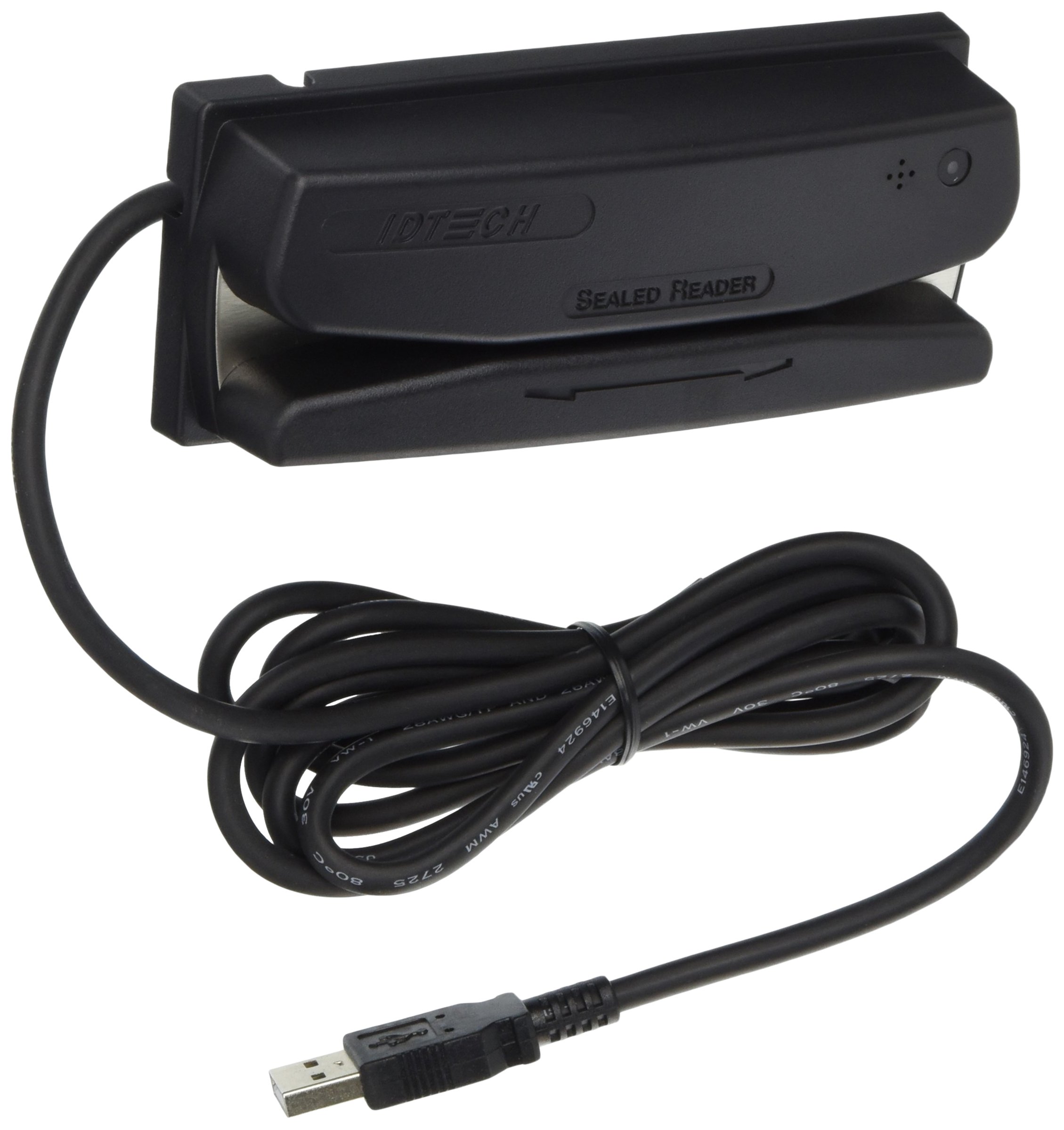 ID TECH OMNI READER Visible Red Barcode Scanner - MSR USB Keyboard Wedge Interface for Retail, Warehouse & POS Systems - Fast & Accurate Scanning Solution