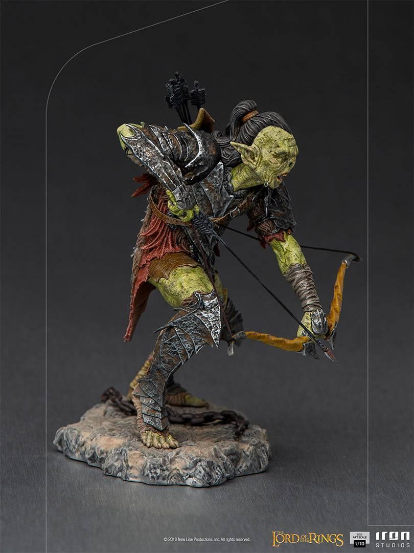 Iron Studios The Lord of the Rings Orc Archer BDS Art Scale 1/10 Statue - Premium Collectible Figure for Display & Home Decor