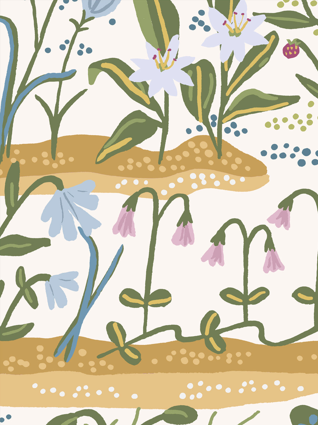 Josefin Wallpaper by Sarah Jessica Parker - Premium Parchment Design for Elegant Home & Office Decor