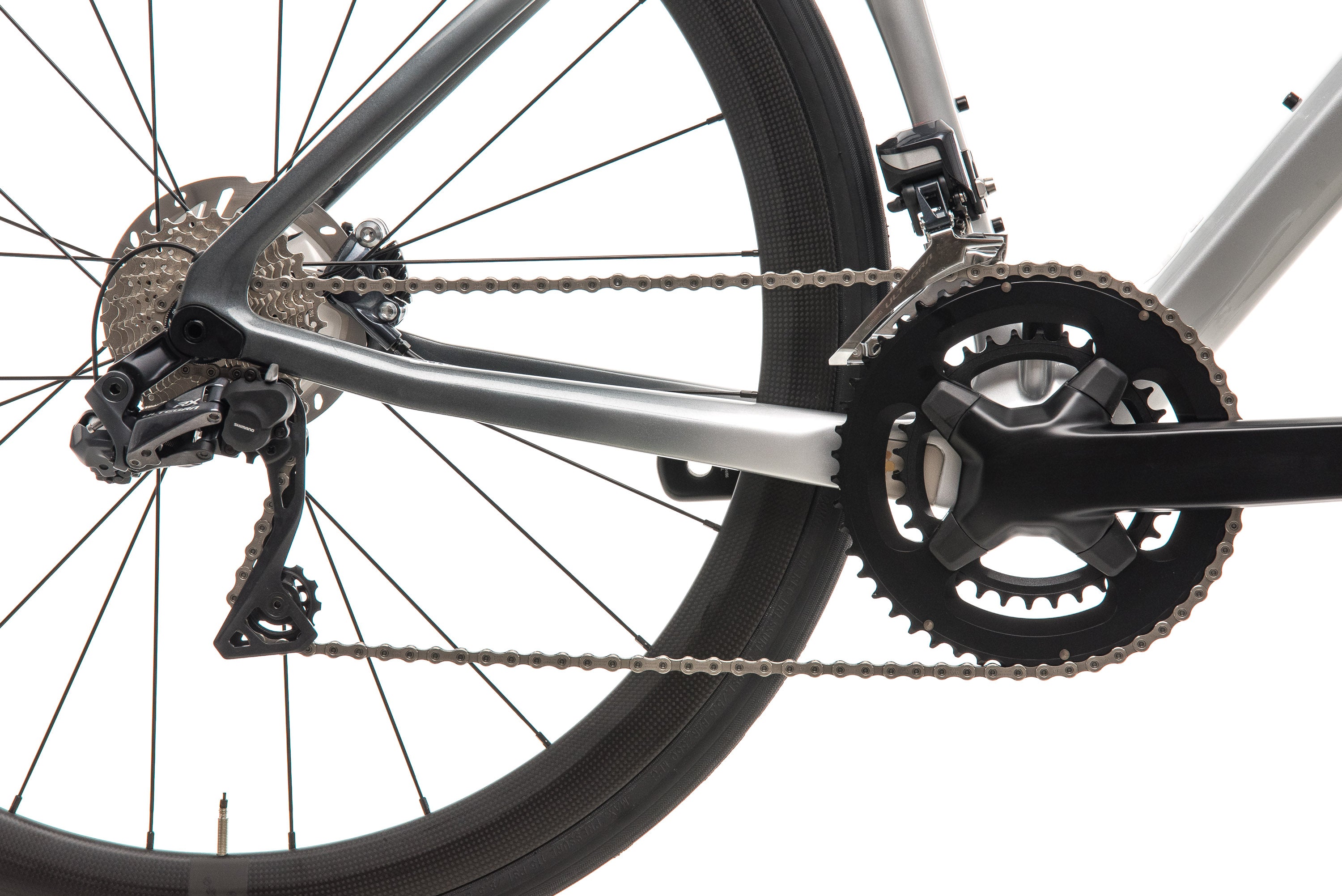 Argon 18 Krypton GF Disc Di2 Road Bike - Mercedes Benz Inspired Silver Finish - 2019 Model - Medium Size | Perfect for Racing, Commuting & Endurance Cycling