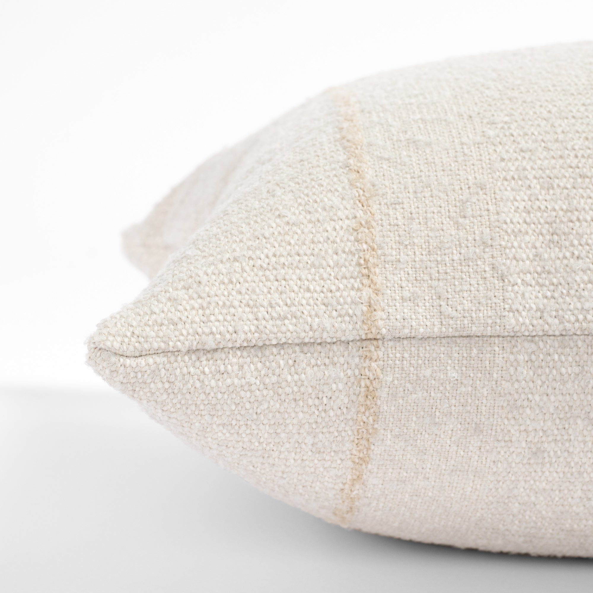 Hartford Stripe 16x42 Outdoor Bolster Pillow - Premium Linen Cover - Water Resistant & UV Protected - Perfect for Patio, Poolside & Garden Lounge Chairs