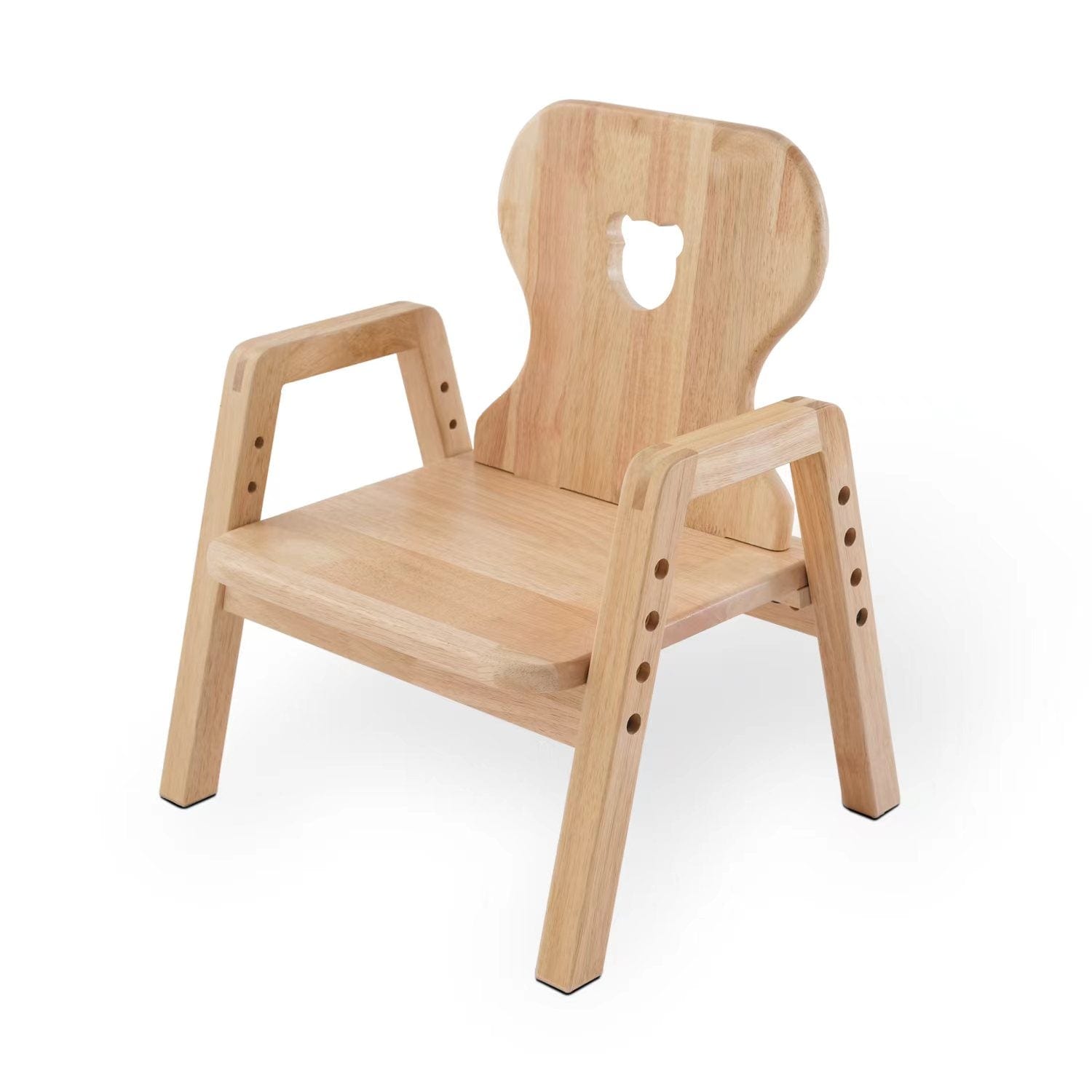 Premium KAYA Solid Wood Adjustable Chair - Large Size Ergonomic Office Chair with Lumbar Support - Perfect for Home Office, Study Room & Workspace