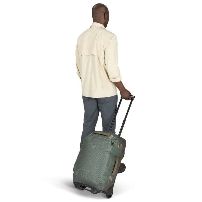 Osprey Transporter Wheeled Duffel 40 - Lightweight Rolling Travel Duffel Bag for Airplane Carry-On, Gym, Camping & Outdoor Adventures