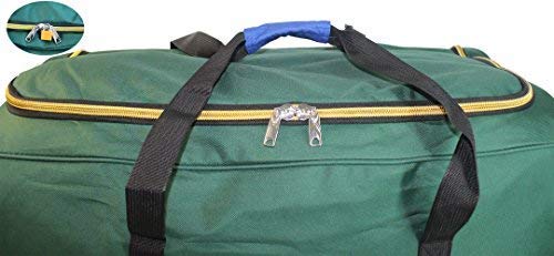 Jose's Eco-Friendly 50lb 62-Inch Cuban Duffel Bag with ID Lock (Green) - Perfect for Travel, Gym & Sports - Fast 2-Day Shipping