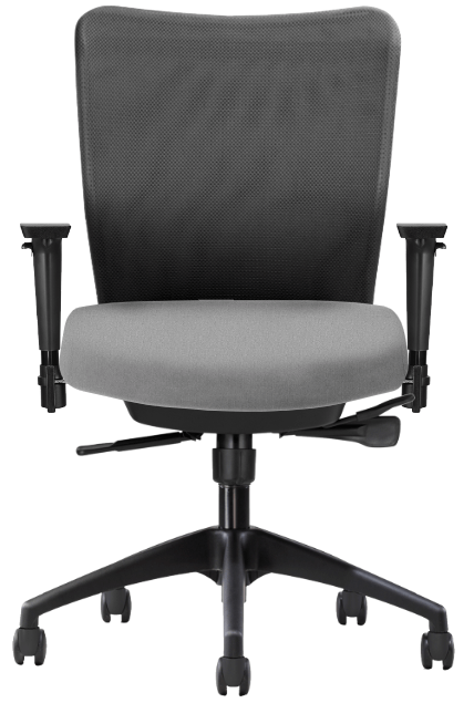 Allseating Inertia Mesh Mid Back Task Chair with Lumbar Support [77040] - Ergonomic Office Chair for Home & Workspace Comfort