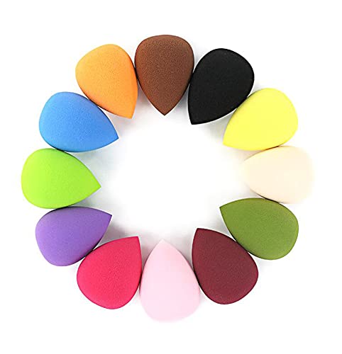 12 Pcs Multicolor Makeup Sponge Beauty Blenders for Women & Girls - Soft Cosmetic Sponges for Flawless Foundation & Concealer Application - Perfect for Daily Makeup, Contouring & Blending (Pack of 12)