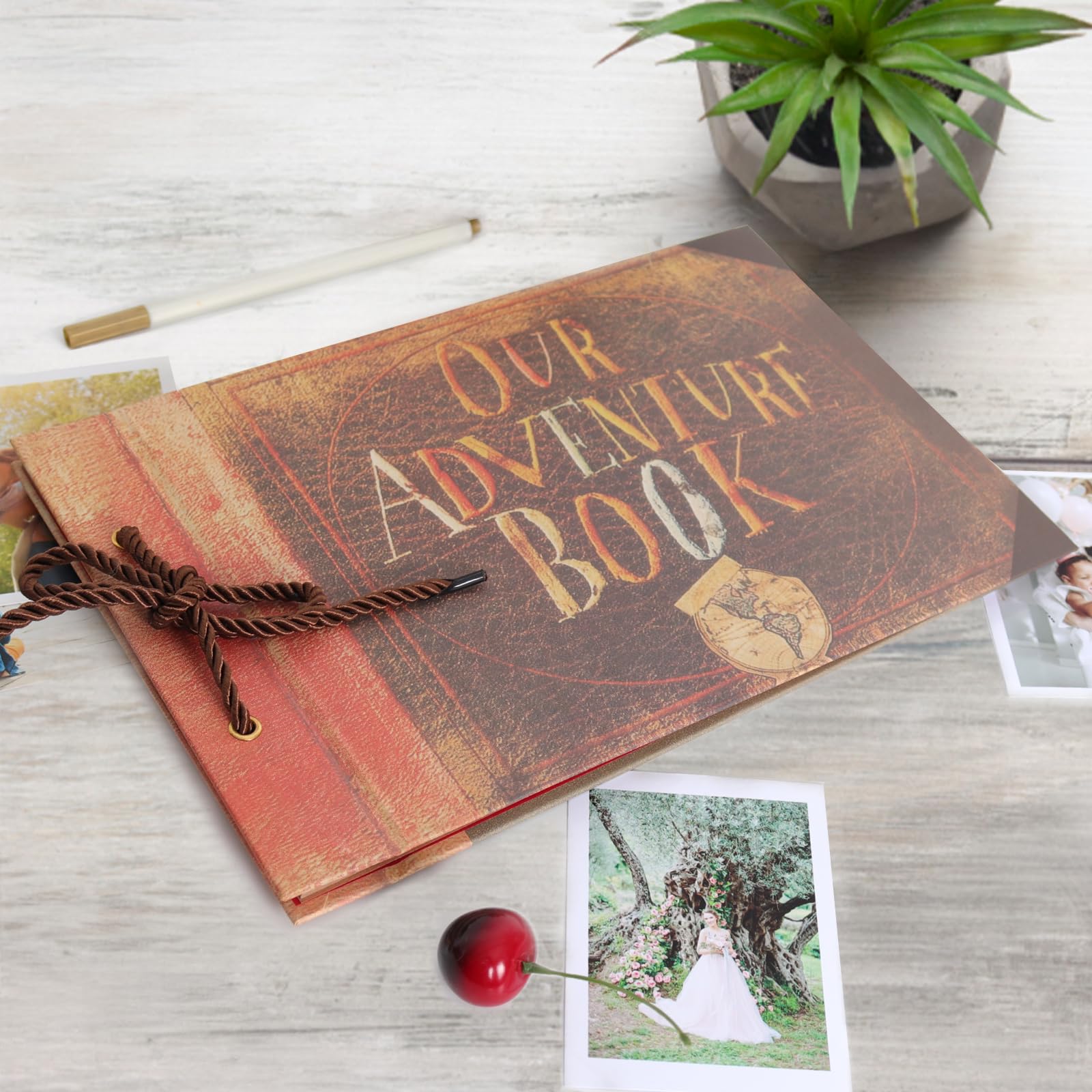 RECUTMS 20-Page Kraft Scrapbook Refill - Blank Brown Paper for Journaling, Sketching & Photo Albums | Perfect for Wedding Gifts, Birthday Memories, Holiday Decor & DIY Arts & Crafts Projects