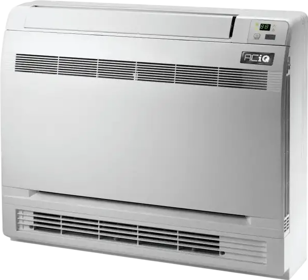 ACiQ 36,000 BTU Floor Mount Mini Split Air Handler with R454B Refrigerant | Energy Efficient HVAC System for Home & Office Cooling | Perfect for Basements, Garages, and Commercial Spaces
