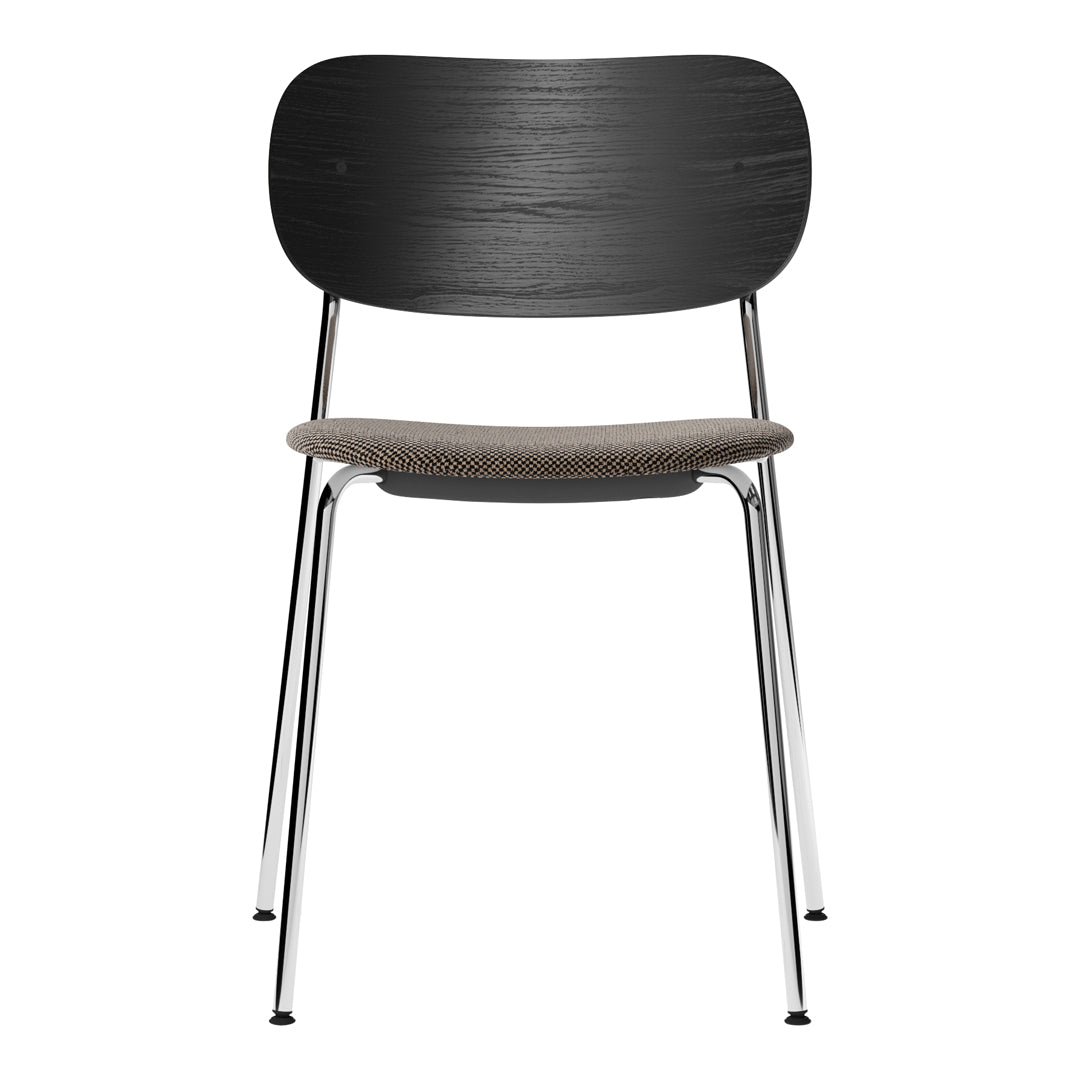 Stackable Upholstered Dining Chairs - Modern Comfort for Home, Office & Restaurant Use