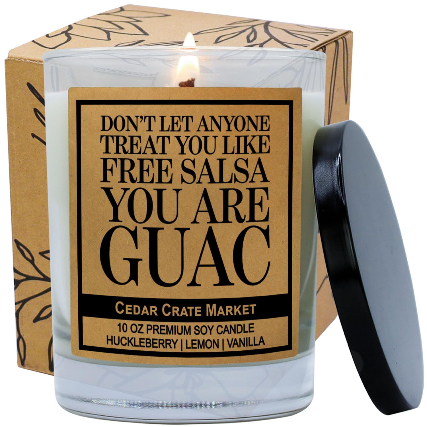 Funny Friendship Candles for Women & Men - Best Friend Gifts, Soul Sister, Therapist, Motivational Candles - Unique Birthday & Congratulations Presents - Perfect for Home Decor, Office Desk, Relaxation & Gift Giving