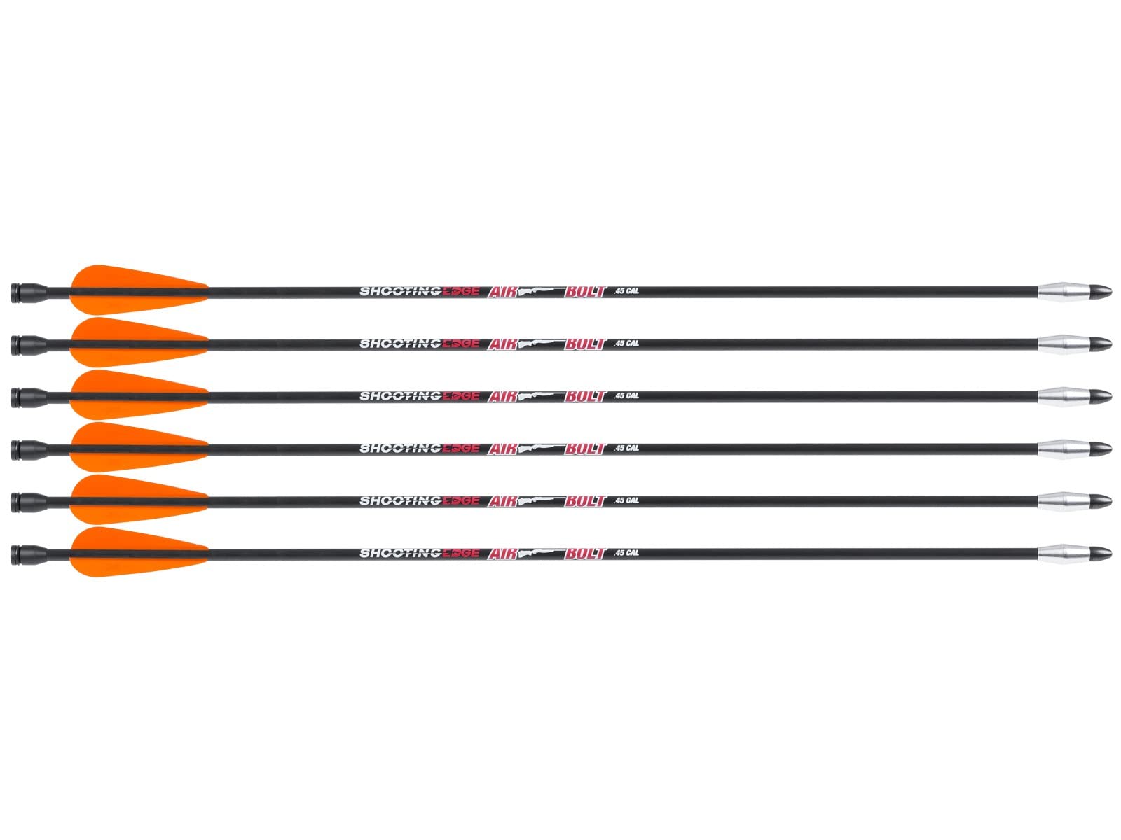 Air Venturi Air Bolt .45 Caliber - 6 Pack for Hunting, Target Practice & Outdoor Shooting Sports