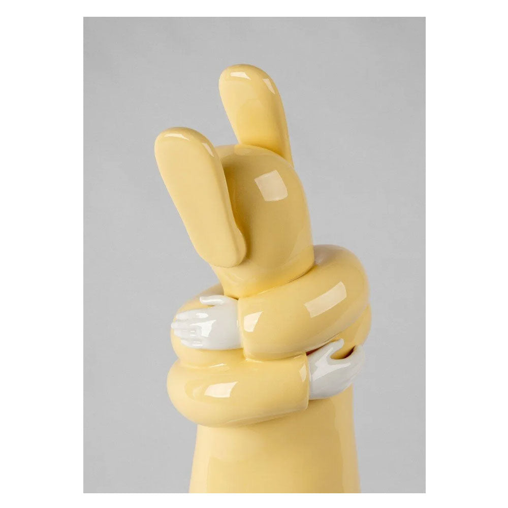 Jaime Hayon Yellow Embraced Sculpture - Modern Art Decor for Home, Office & Gift Giving