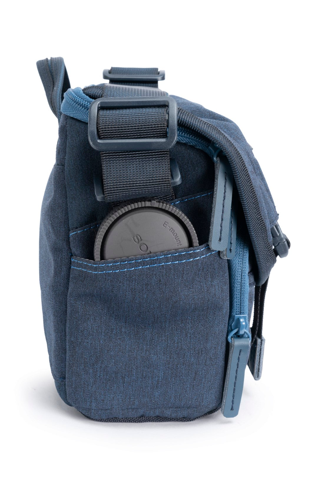 VEO RANGE 21M NV Messenger Camera Bag - Waterproof DSLR Shoulder Bag for Photographers (Navy Blue) - Perfect for Travel, Street Photography & Outdoor Shooting