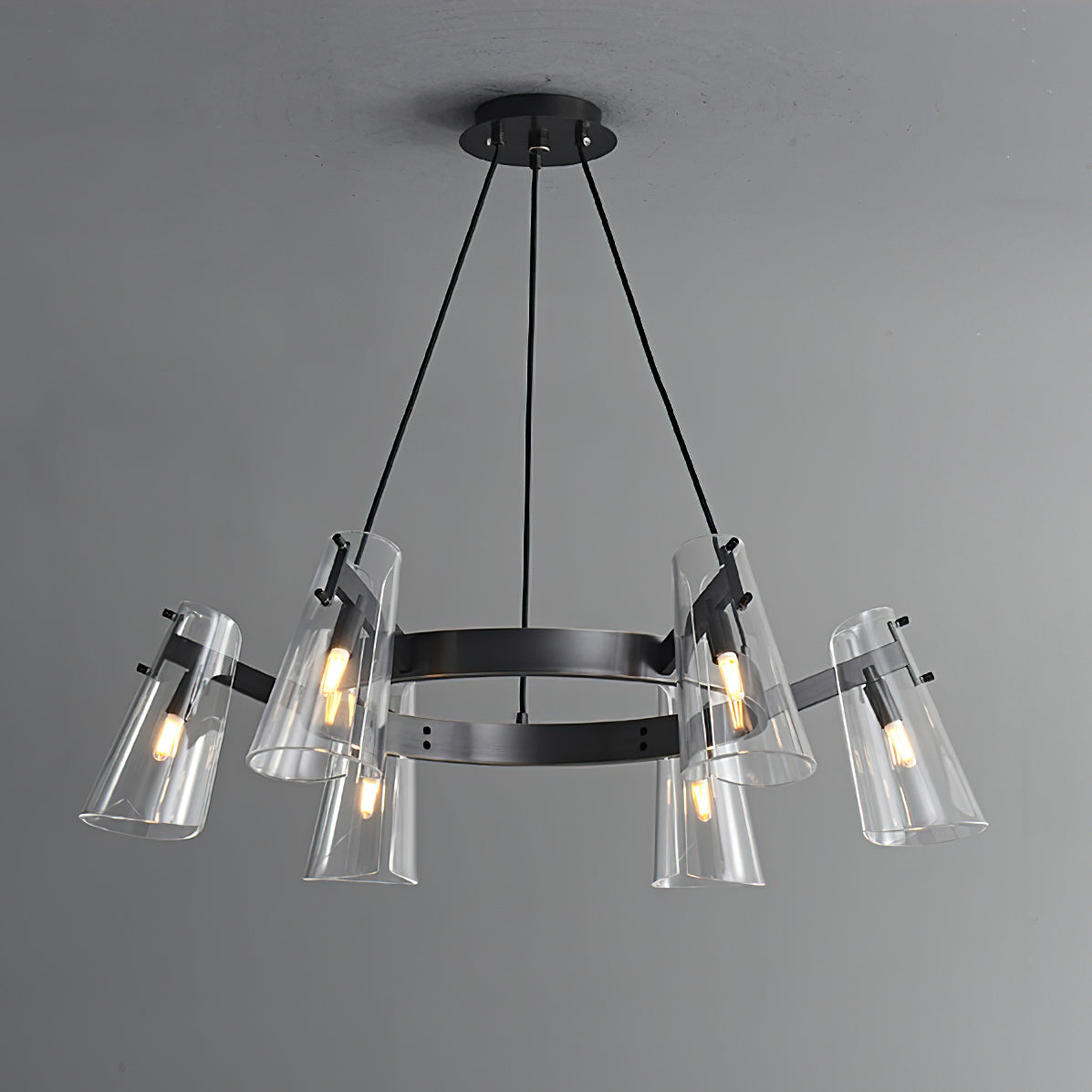 Valette Crystal Chandelier - Elegant Modern Ceiling Light Fixture for Dining Room, Living Room & Bedroom | Dimmable LED Lighting for Home Decor & Wedding Events