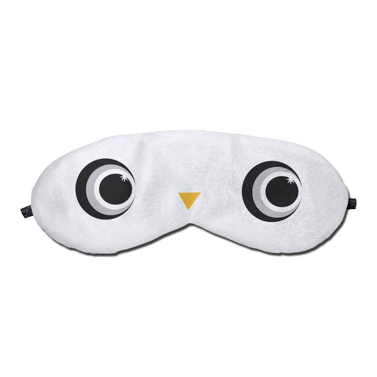 MADANYU Sleep Mask for Women & Men - Soft Comfortable Travel Eye Mask for Sleeping, Meditation & Relaxation - 8.8x3.1 Inch Owl Print Design - Perfect for Airplane Travel, Naps & Light Sensitivity Relief
