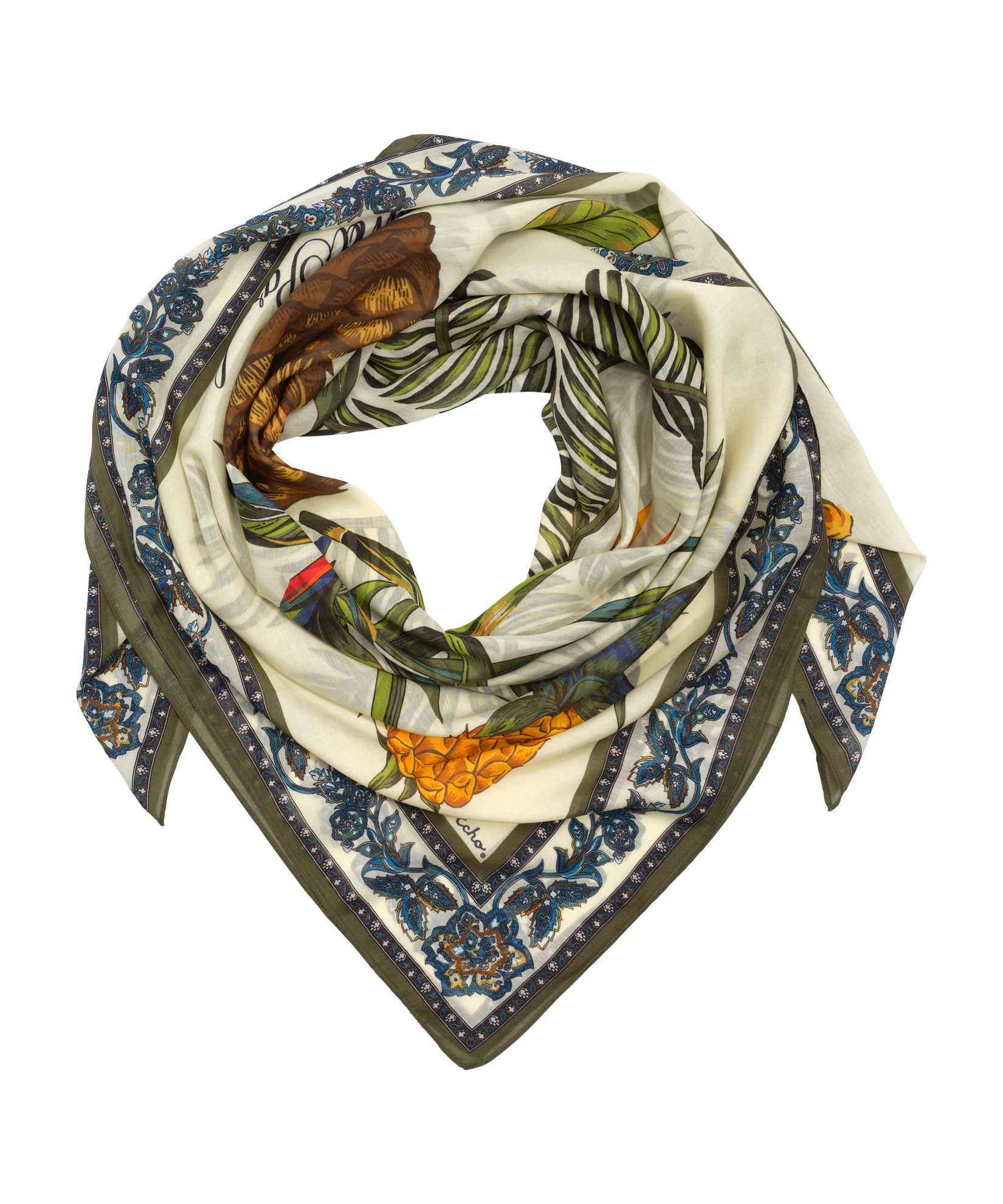 Palma Paradisi Square Scarf - Lightweight Fashion Scarf for Women, Versatile Accessory for Spring & Fall Outfits | Perfect for Casual Wear, Office Style, and Travel Essentials