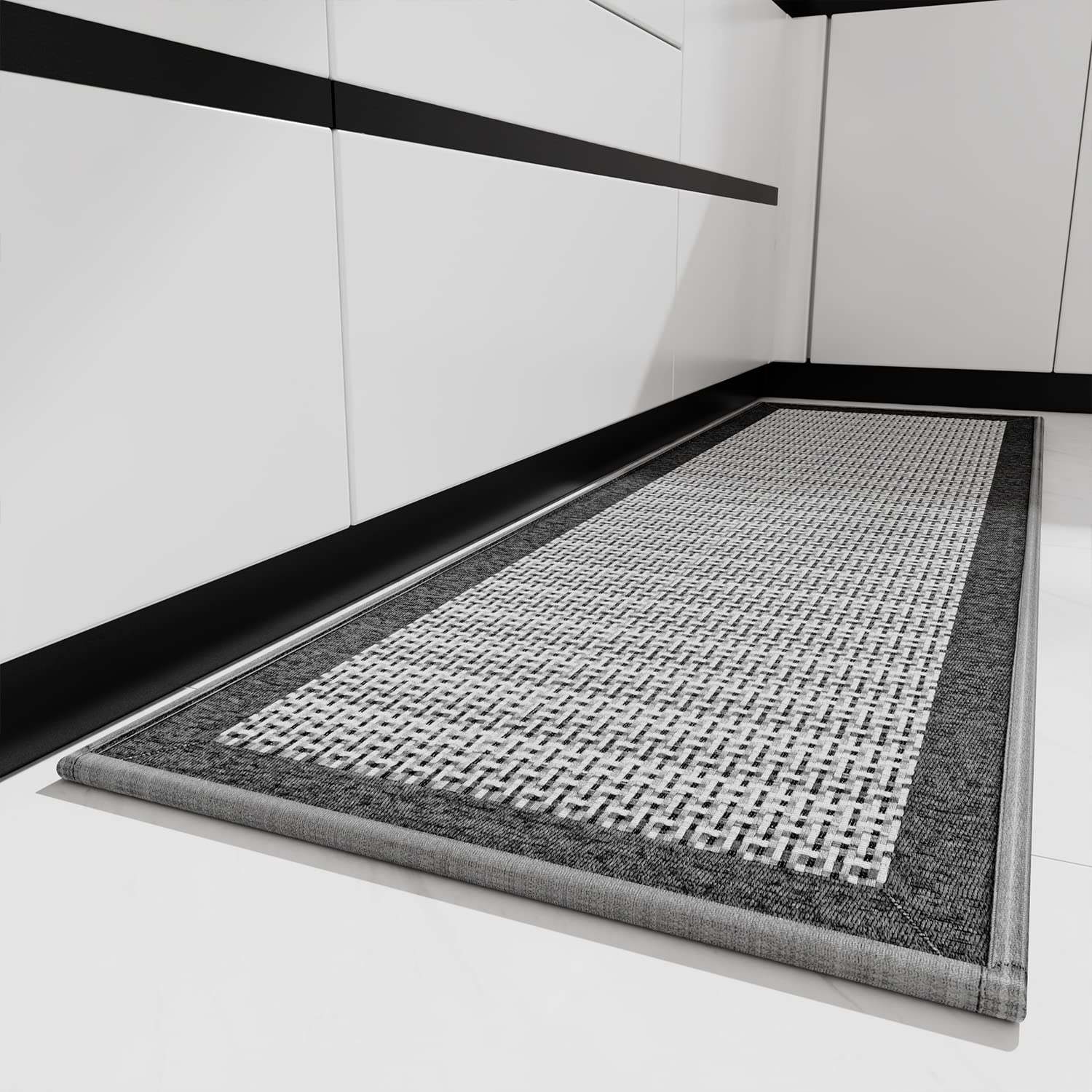 Non-Slip Washable Kitchen Mats with Rubber Backing - Super Absorbent 20