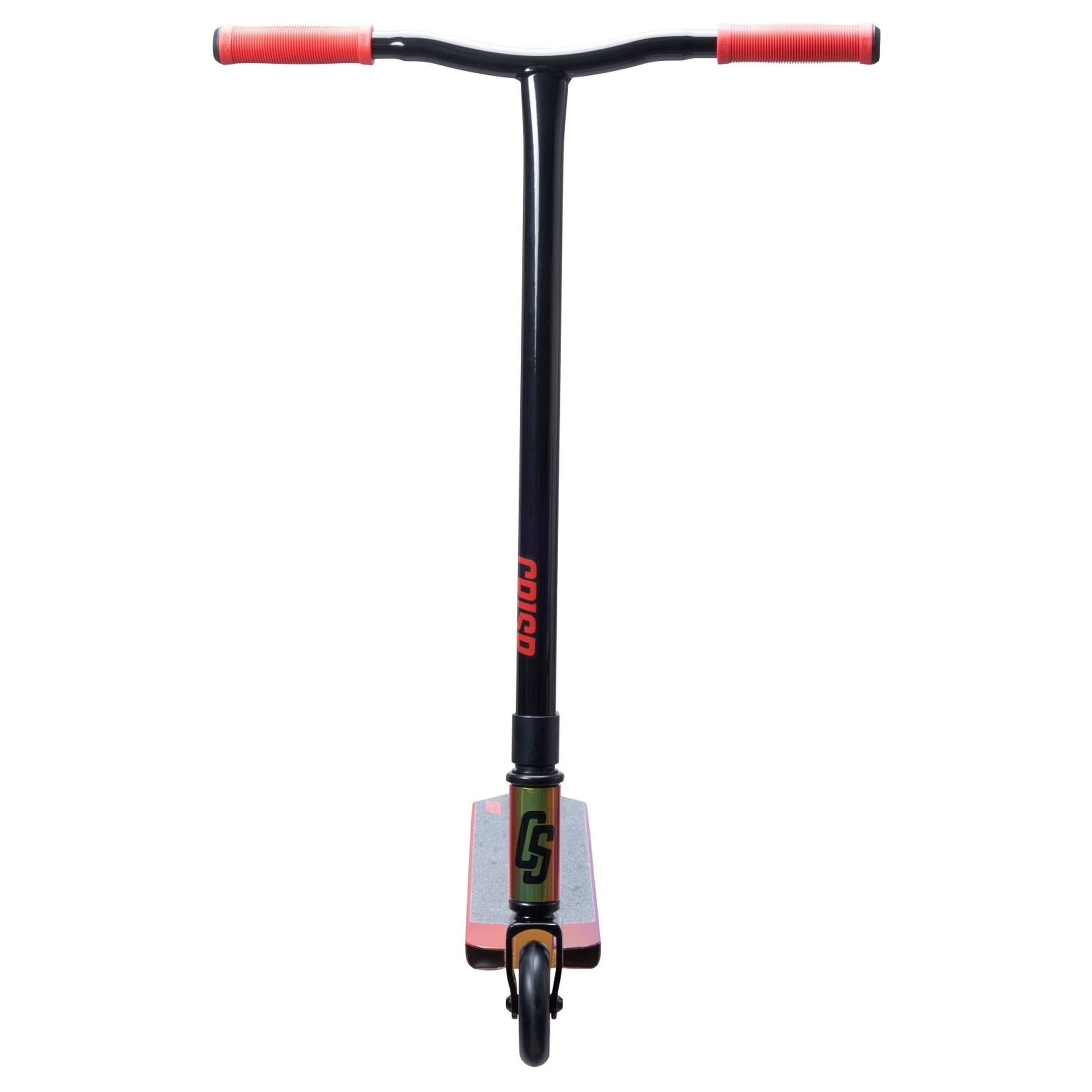 Crisp Switch Neo Chrome Pro Scooter - High Performance Kick Scooter for Adults & Teens - Chrome Red Finish - Perfect for Commuting, Tricks & Urban Riding