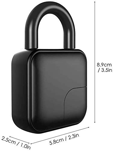 Smart Fingerprint Lock - Keyless Entry for Gym Lockers, Luggage, Travel, Home Doors, Suitcases, Backpacks, School, Bike & Office - Secure & Convenient Access for On-the-Go Lifestyle