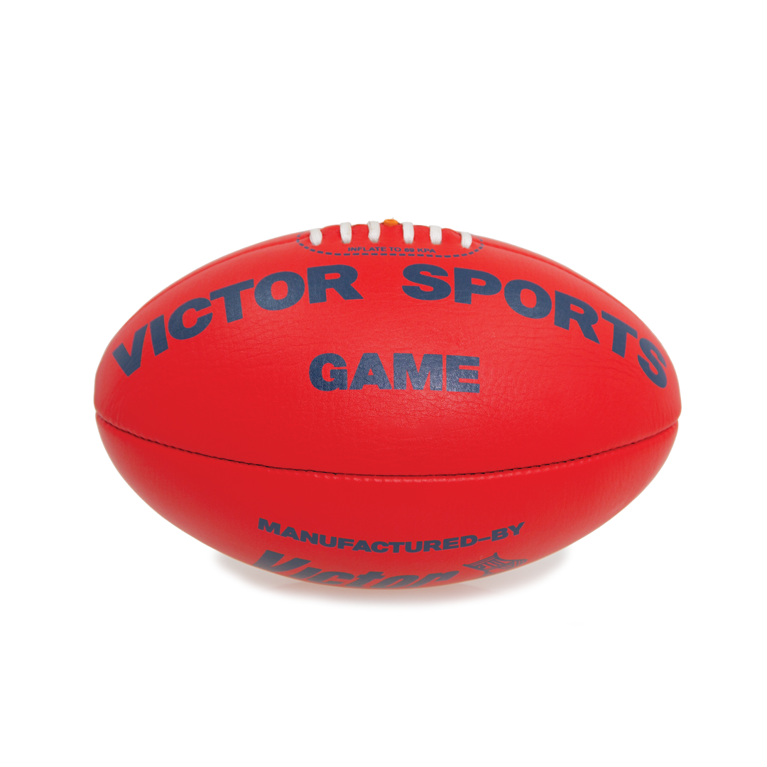 Victor AFL Leather Game Football - Premium Quality Leather for Professional & Amateur Players - Perfect for Training, Matches & Outdoor Sports Activities