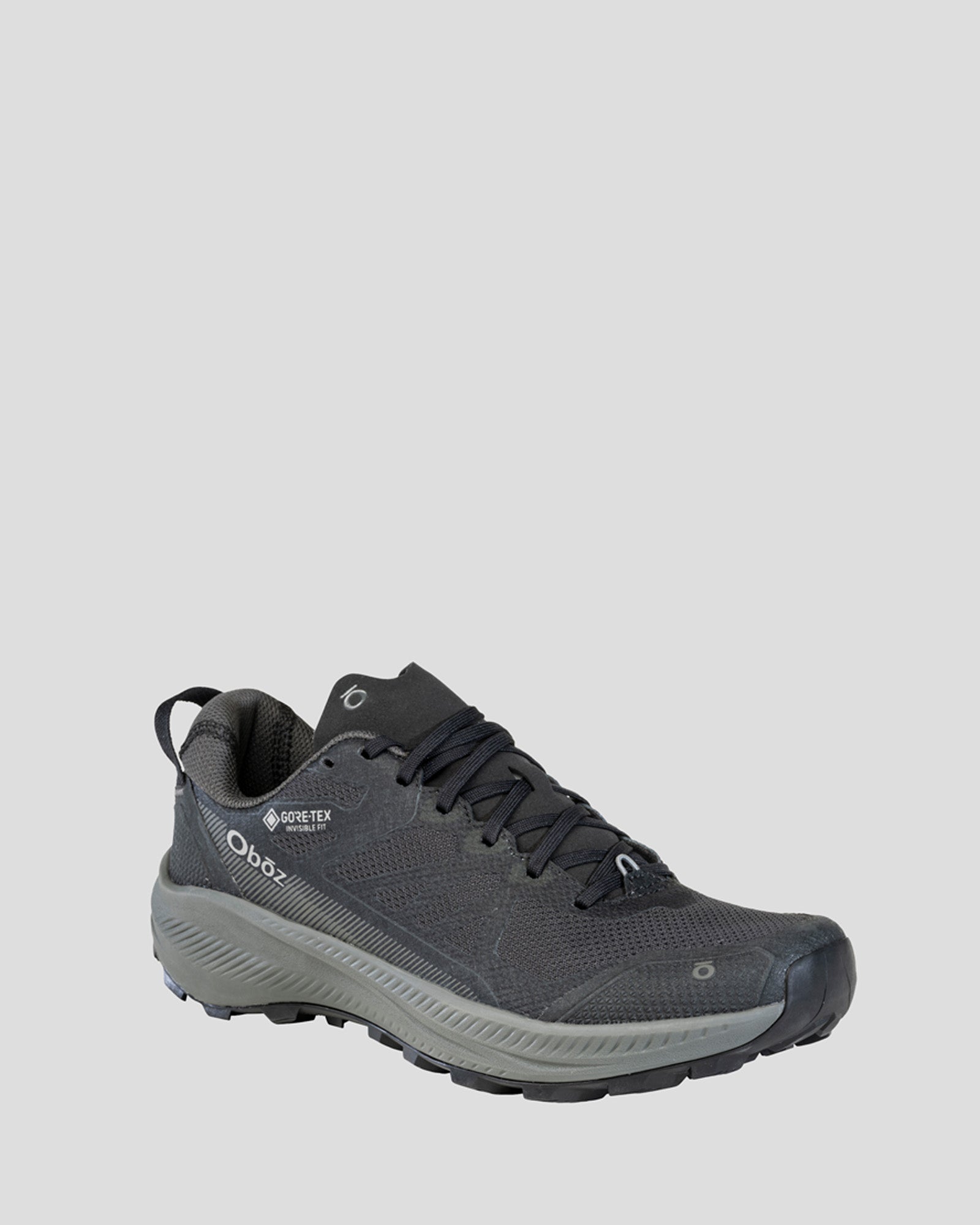Oboz Katabatic LT Low GTX Hiking Shoes for Men - Waterproof & Lightweight - Black Sea Color - Perfect for Trail Running and Outdoor Adventures