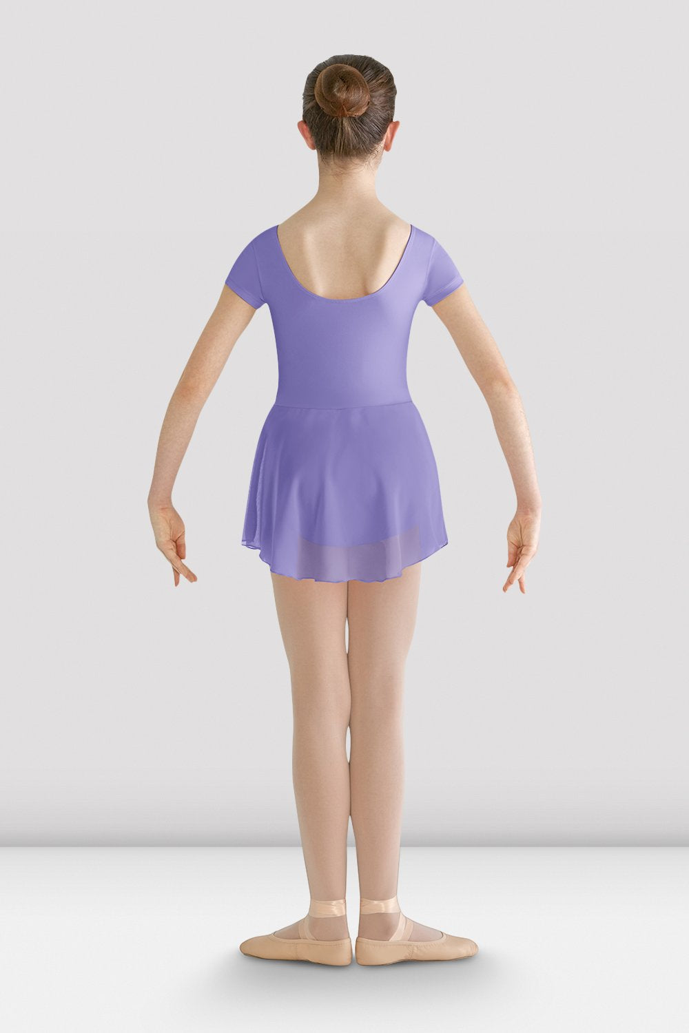Girls Prisha Short Sleeve Skirted Leotard - Ballet Dancewear for Toddlers & Kids - Perfect for Dance Class, Recitals & Performance