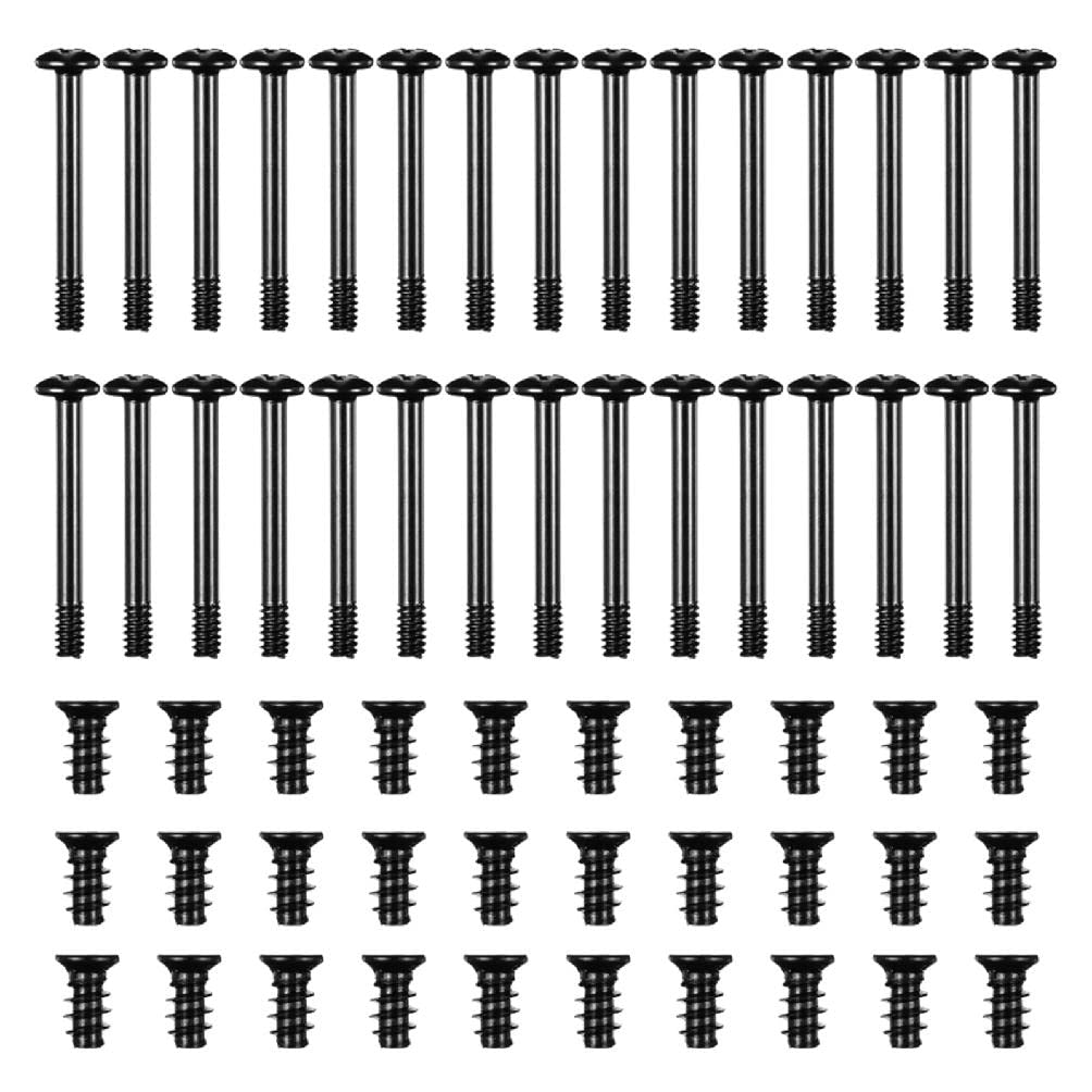 60pcs Computer Case Cooling Fan Screws - Long & Short PC Fan Mounting Screws for Optimal Airflow - Perfect for PC Builds, Gaming Rigs & Server Cooling Systems