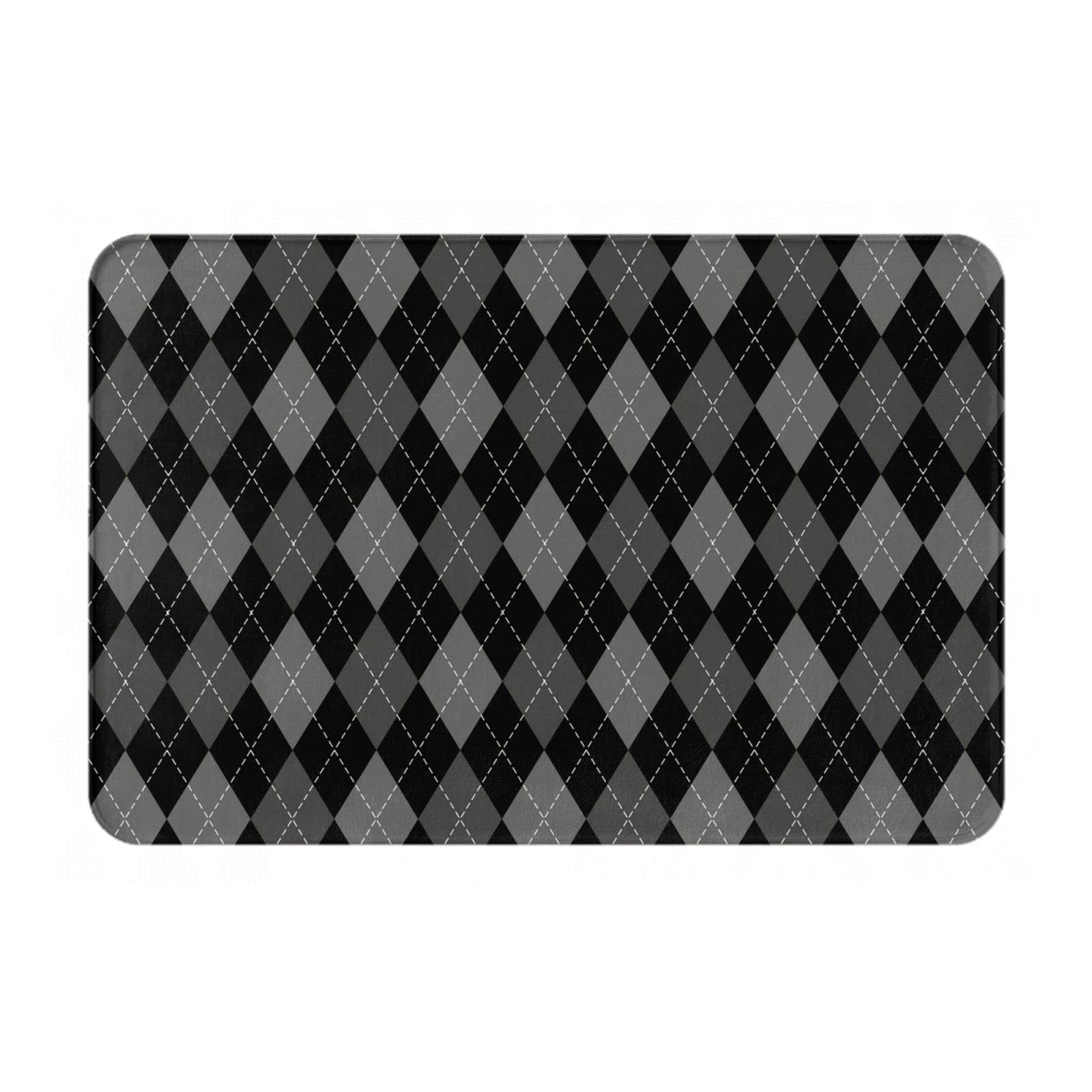 Non-Slip Halloween Bath Mat - 16x24in Water Absorbent Bathroom Rug, Kitchen & Front Door Mat for Indoor/Outdoor Use - Perfect for Spooky Decor & Wet Areas