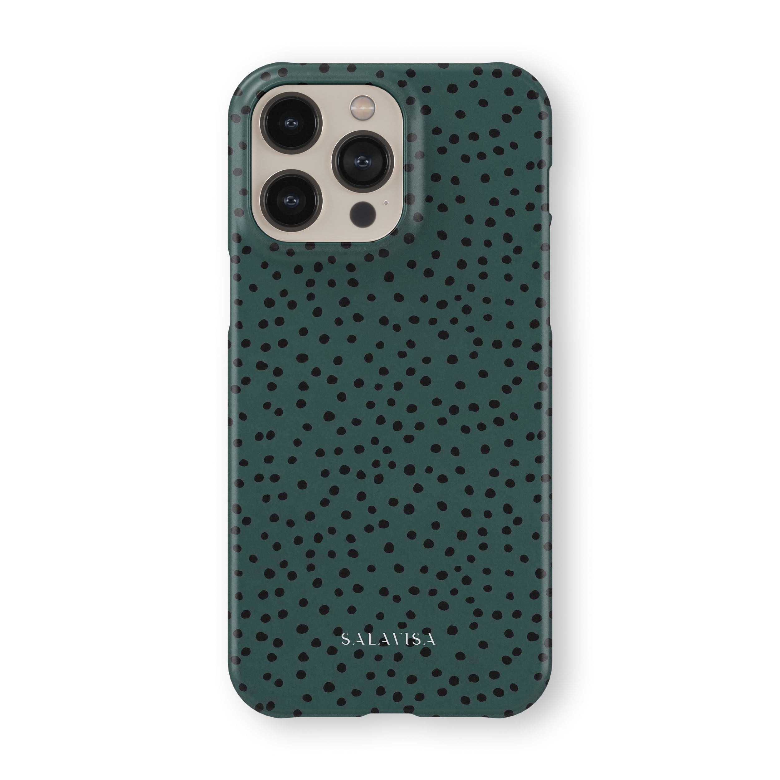 Stylish Green Polka Dot Phone Case - Trendy Protective Cover for iPhone & Samsung - Perfect for Everyday Use, Travel & Gifts