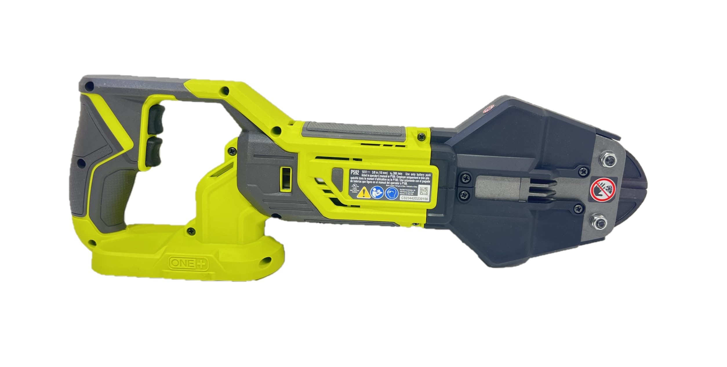 Ryobi 18V One+ Cordless Bolt Cutters - Tool Only (Renewed) | Heavy Duty Cutting for Metal, Chains & Padlocks | Perfect for Construction, DIY & Emergency Repairs