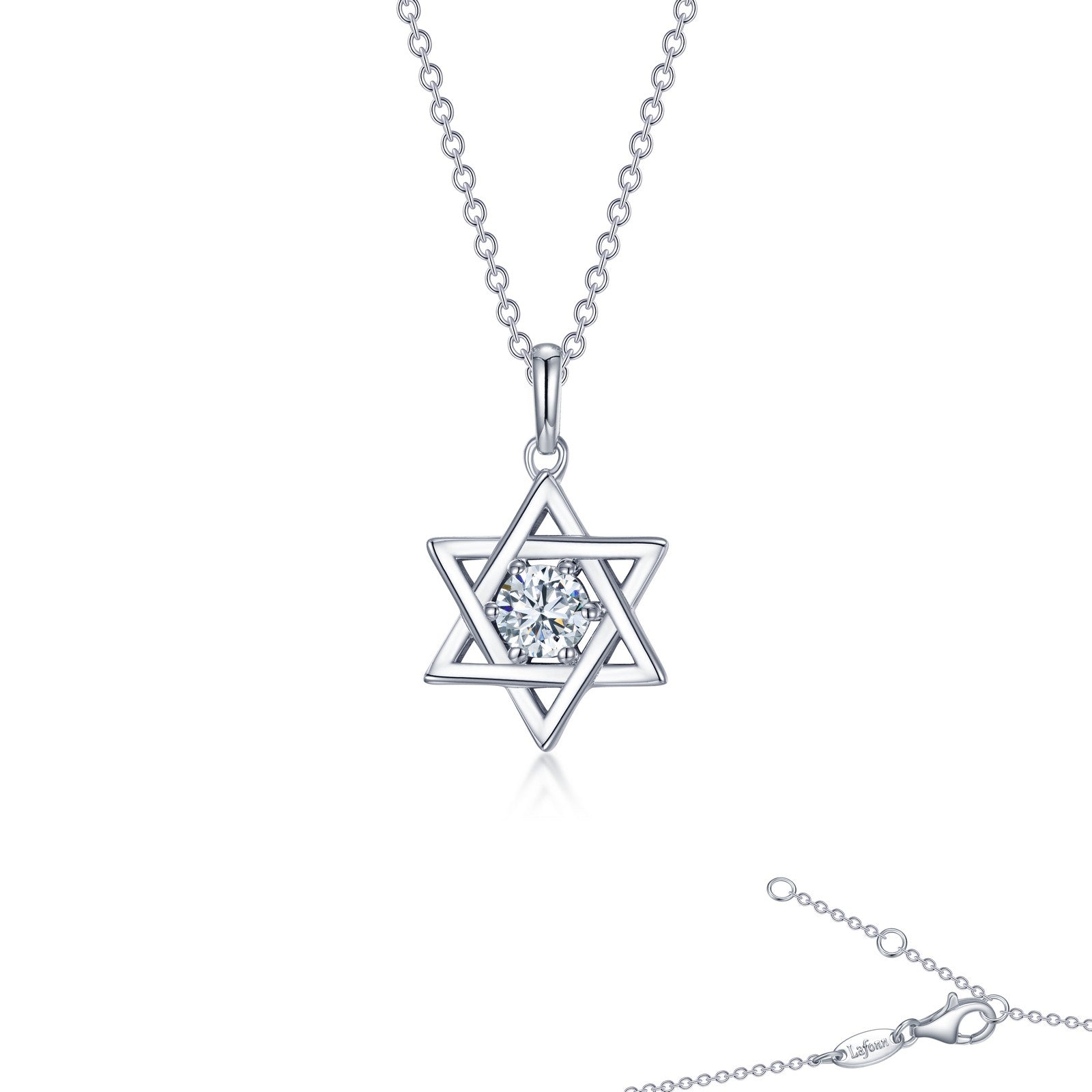 0.46 CTW Star of David Pendant Necklace - 14K Gold Jewish Jewelry for Women & Men - Perfect for Hanukkah, Bar Mitzvah & Religious Gifts