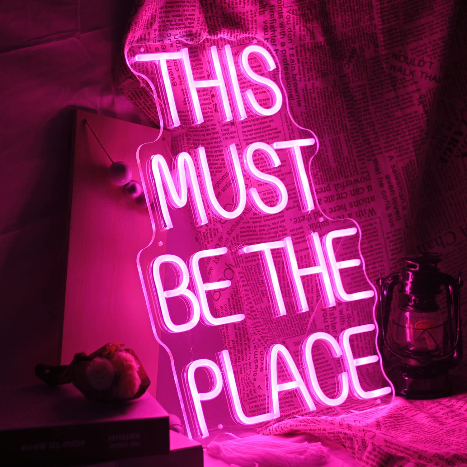 Custom Pink LED Neon Sign - Personalized Wall Decor for Weddings, Anniversaries & Parties | Durable Flex Neon Light for Home, Bar, Cafe & Event Decorations